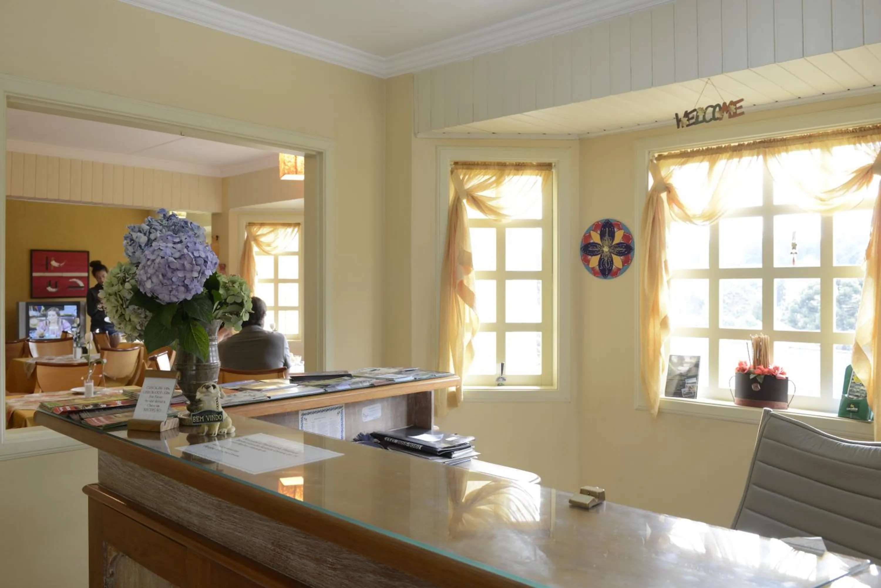 Lobby or reception in Pousada Vila das Cores