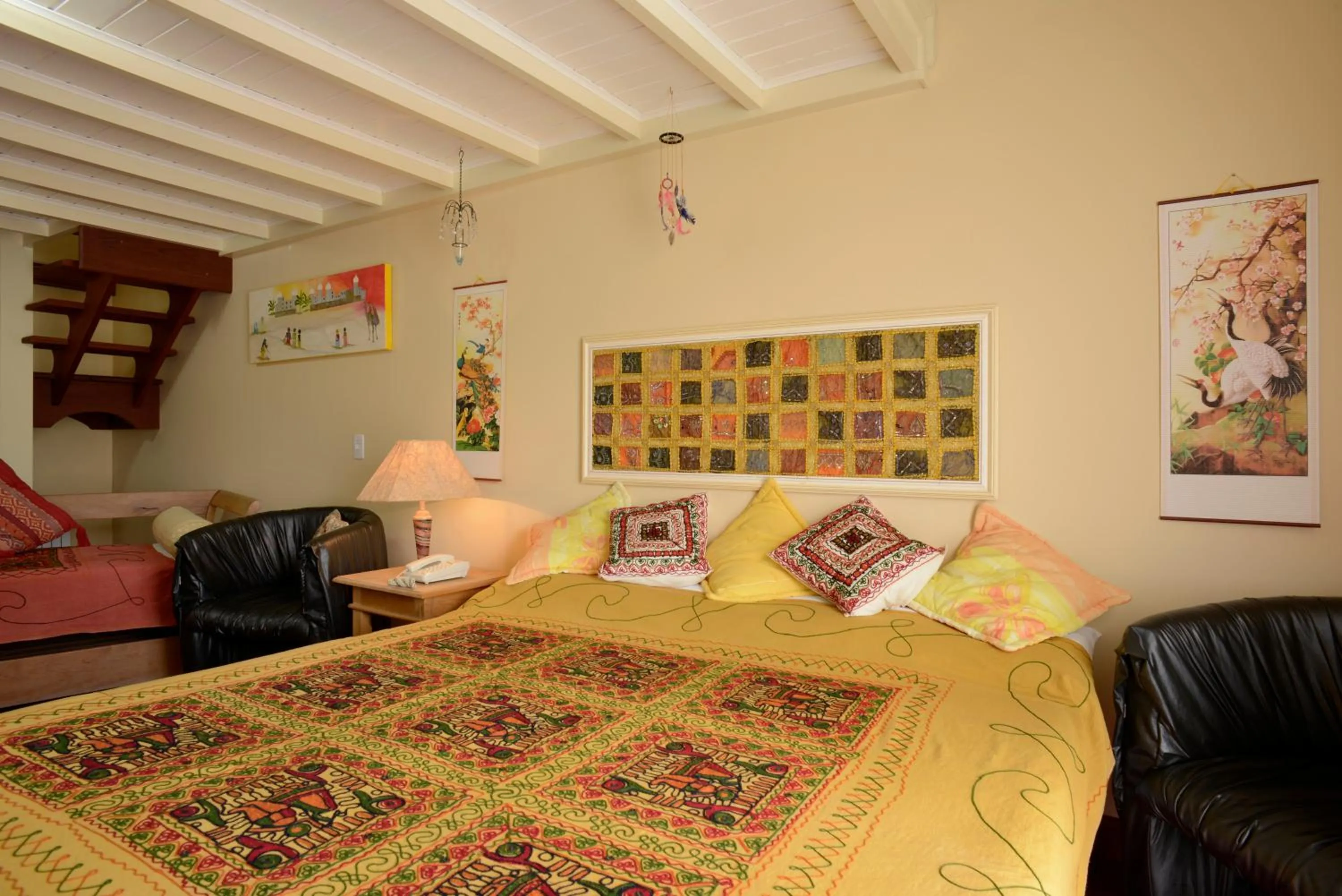 Bed in Pousada Vila das Cores