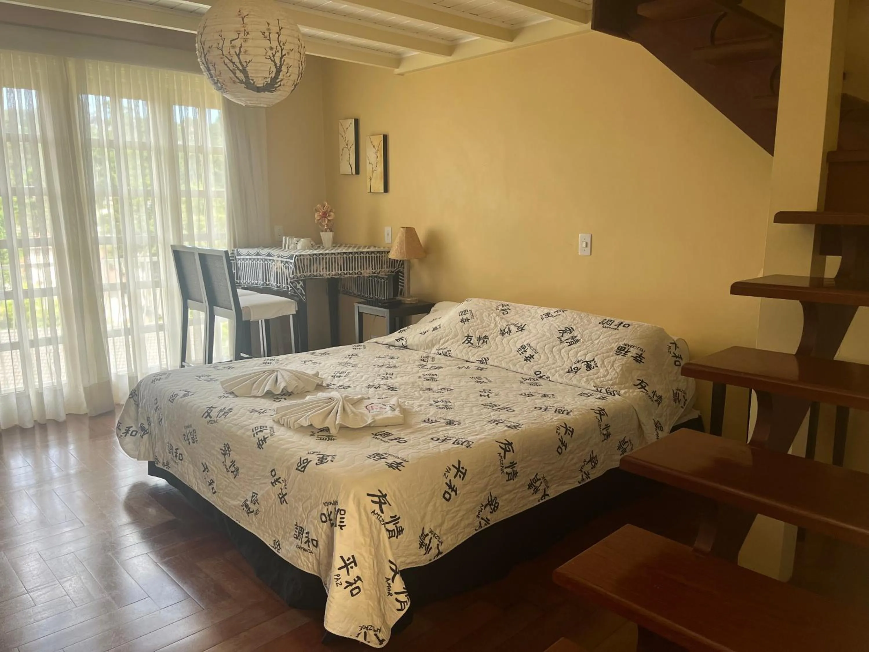 Bed in Pousada Vila das Cores