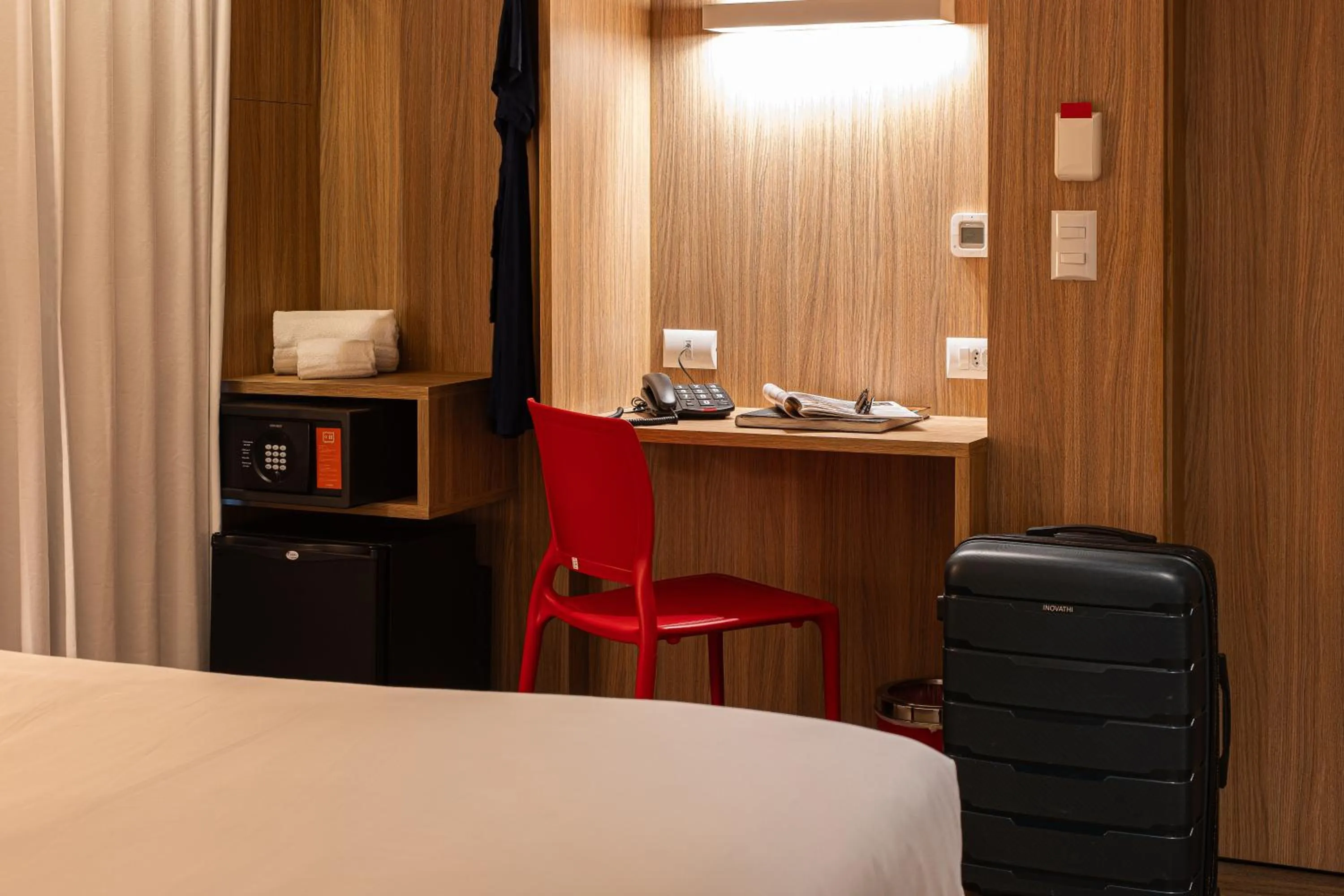 Bed in Hotel Moov Curitiba