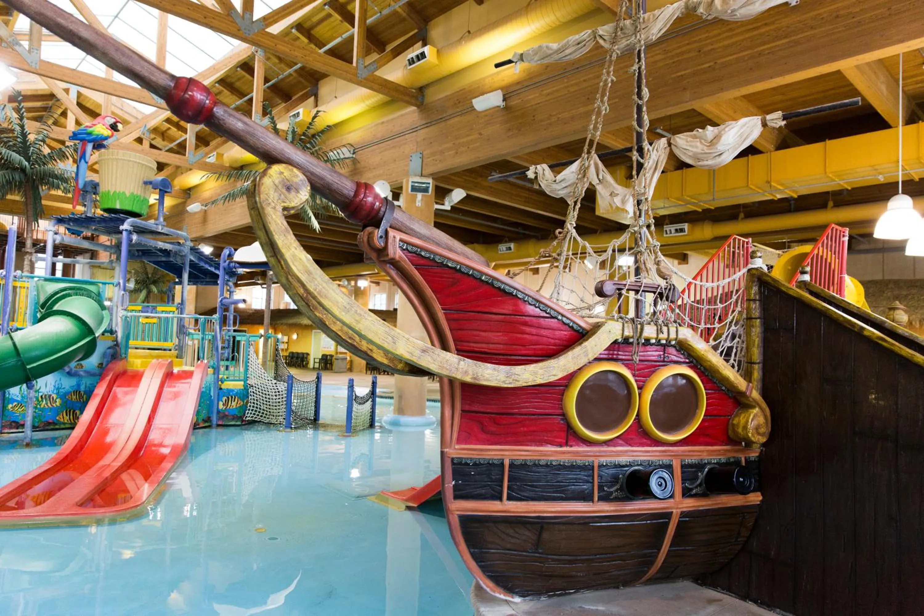 Aqua park in Bridges Bay Resort