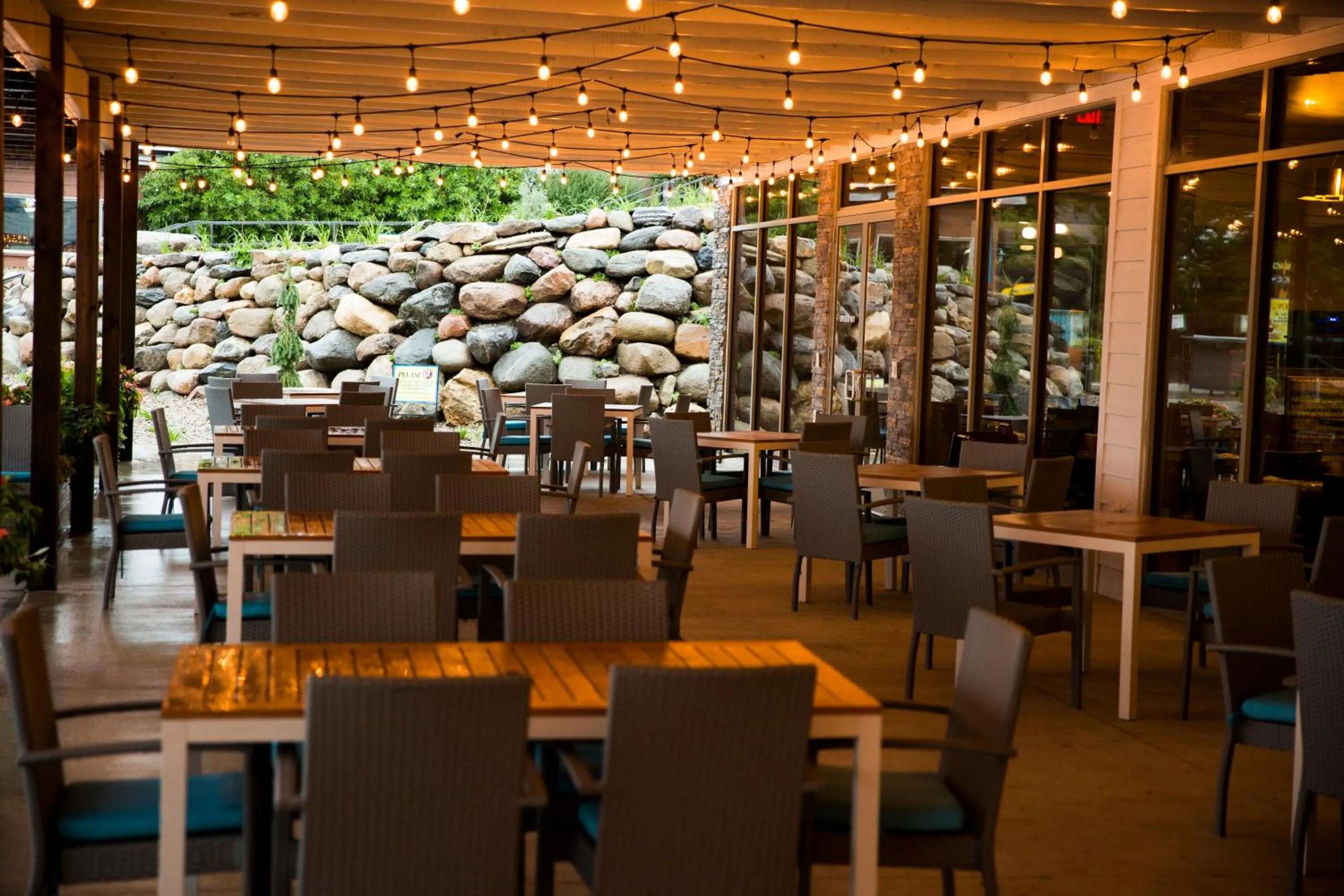 Patio in Bridges Bay Resort