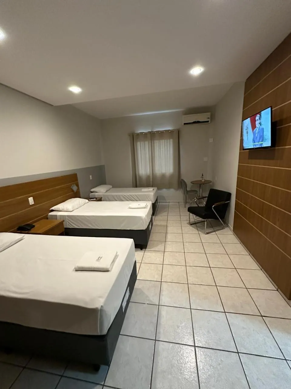 Bed in Novo Hotel Uirapuru