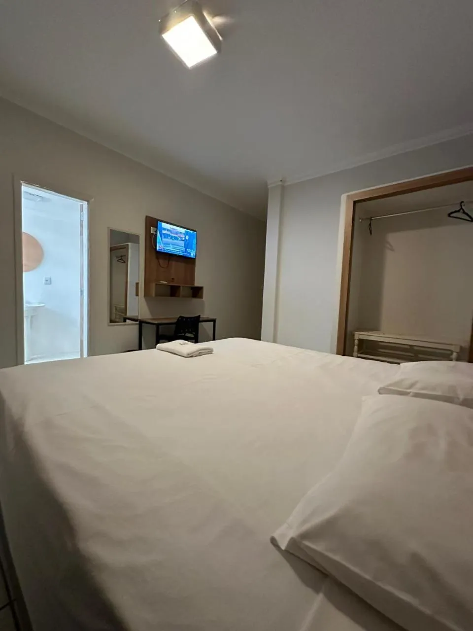 Bed in Novo Hotel Uirapuru