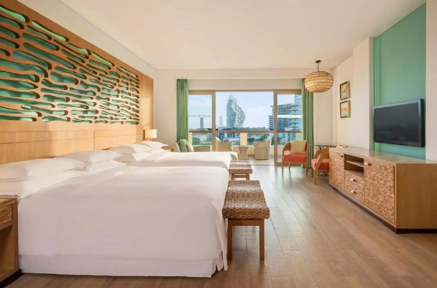 Bedroom, Bed in Sheraton Sanya Haitang Bay Resort