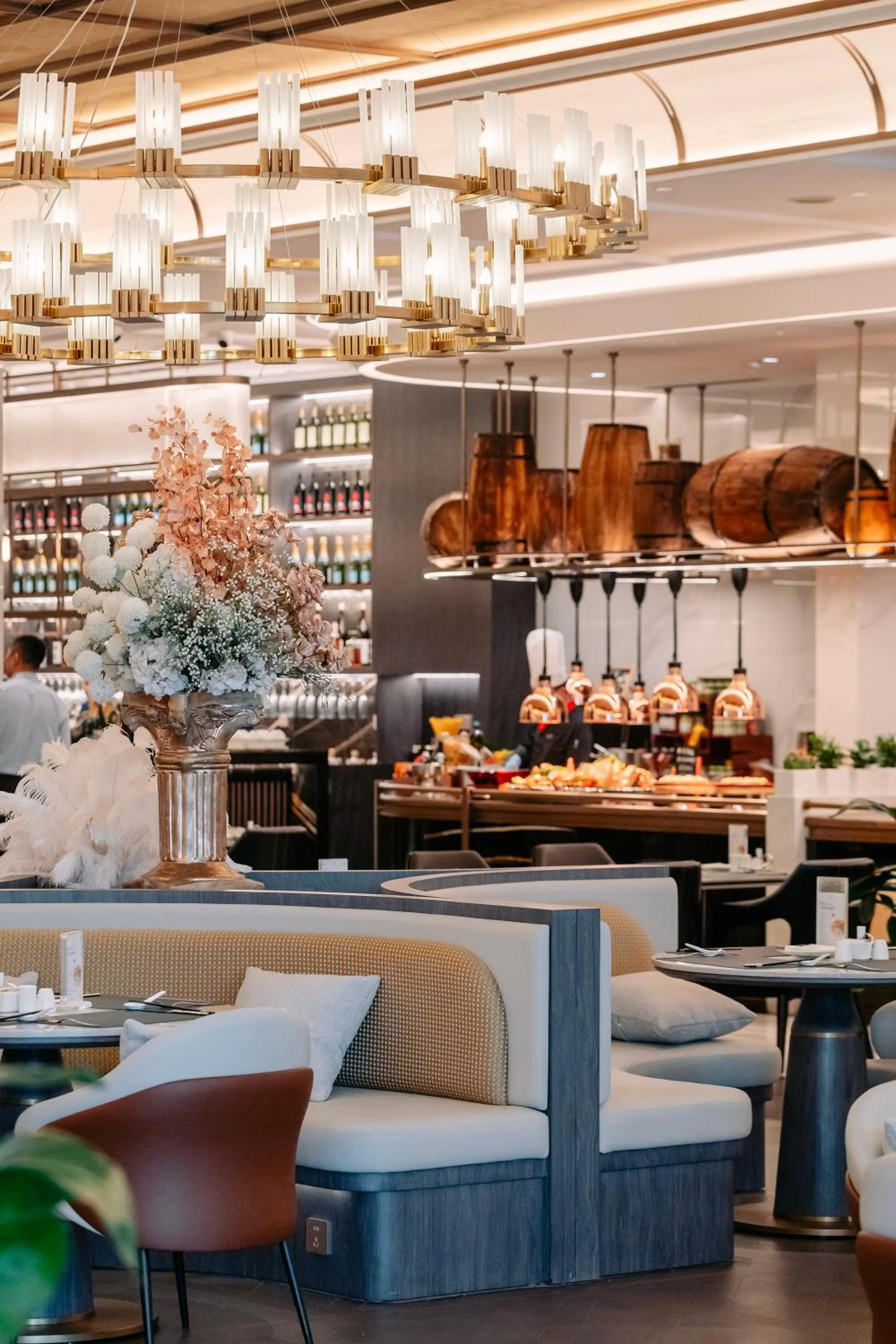 Buffet breakfast in Kempinski Hotel Guiyang