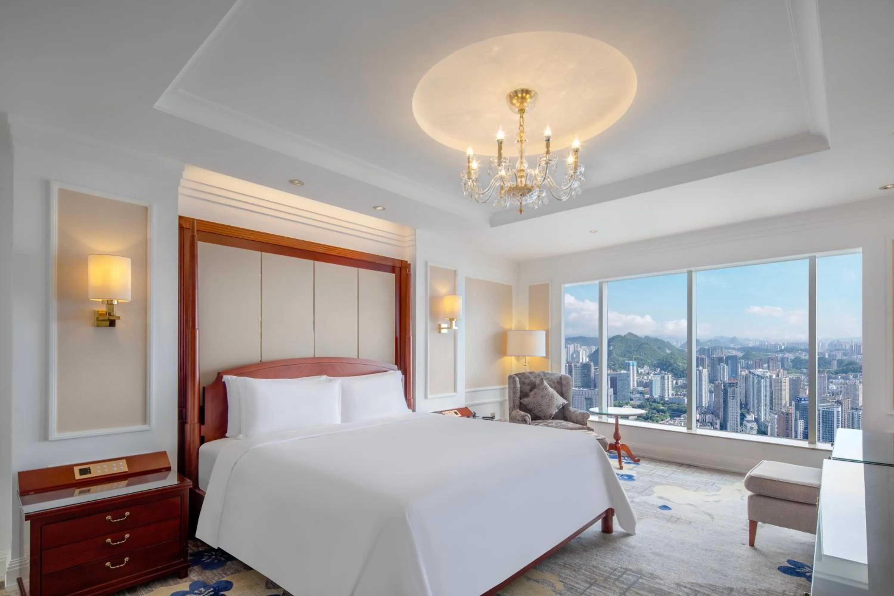 Bed in Kempinski Hotel Guiyang