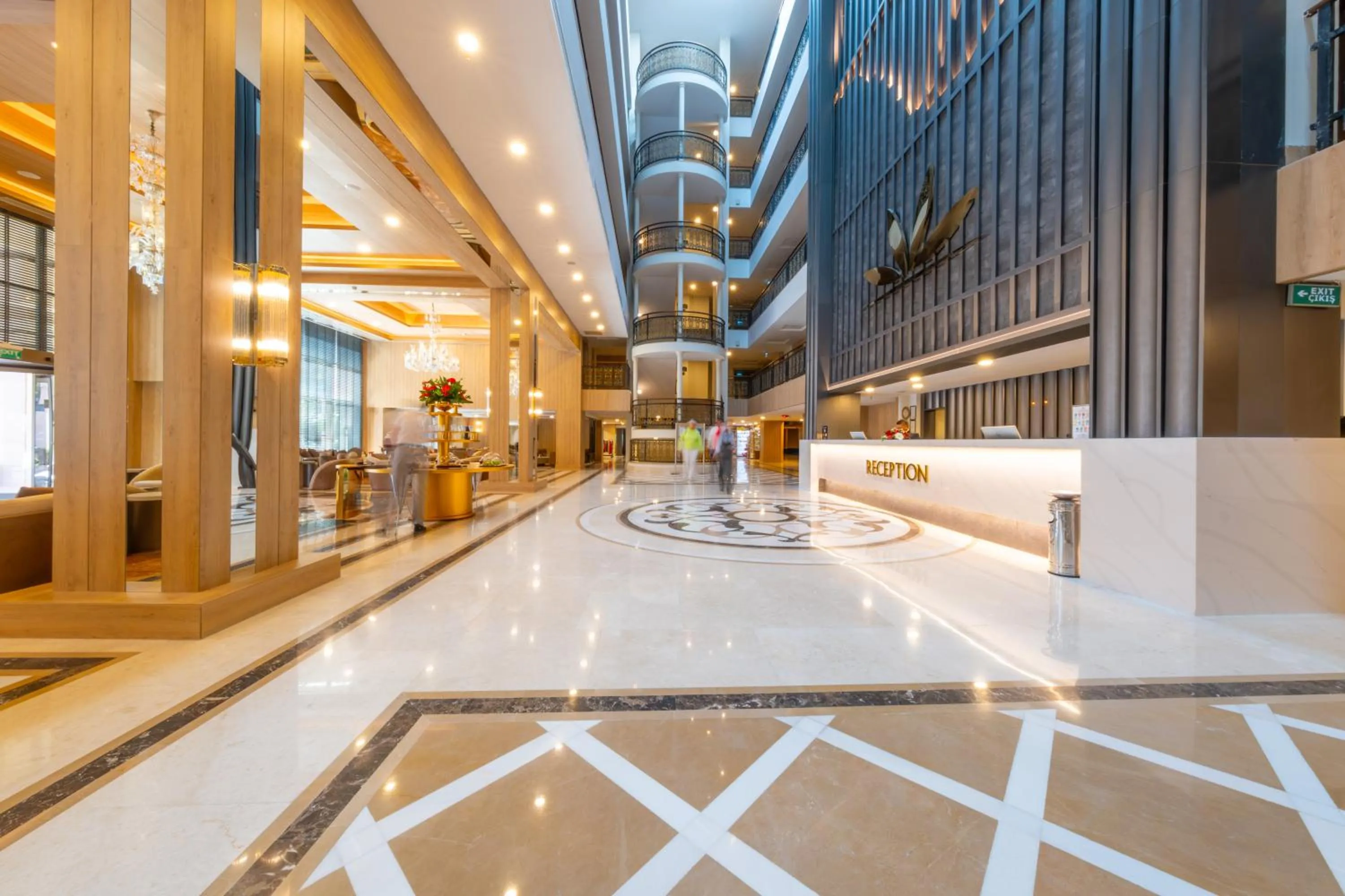 Lobby or reception in Aydinbey King's Palace & Spa - Ultra All Inclusive