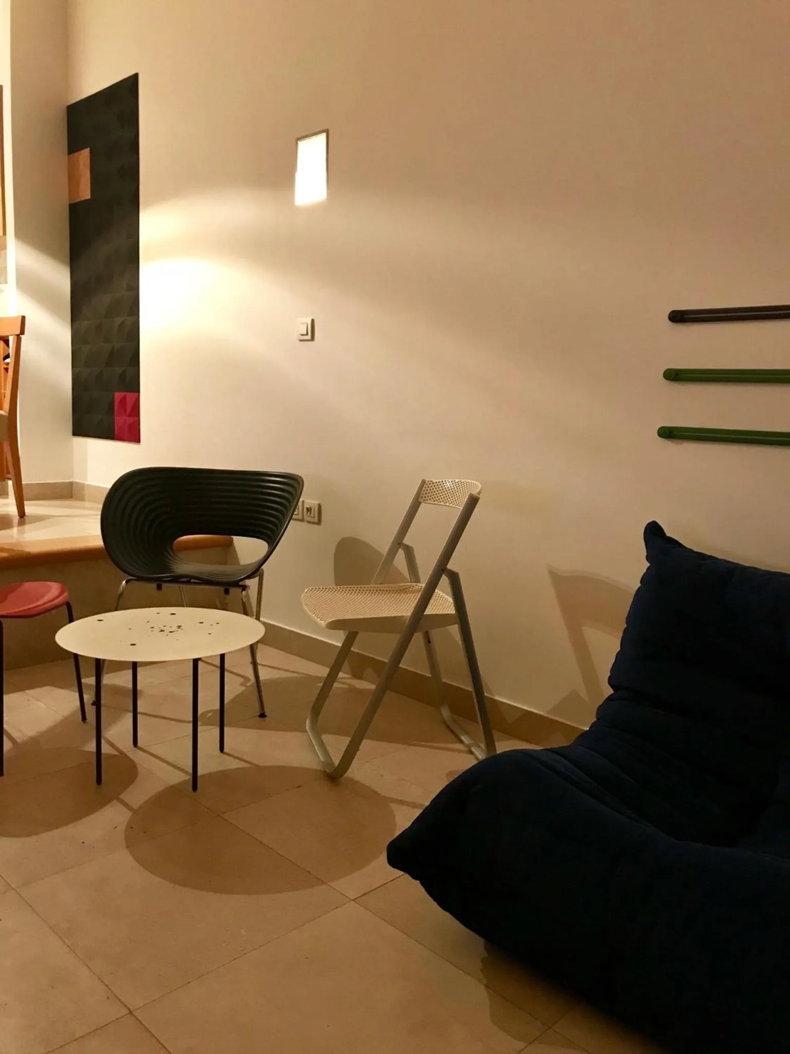 Seating area in Lagoon suite