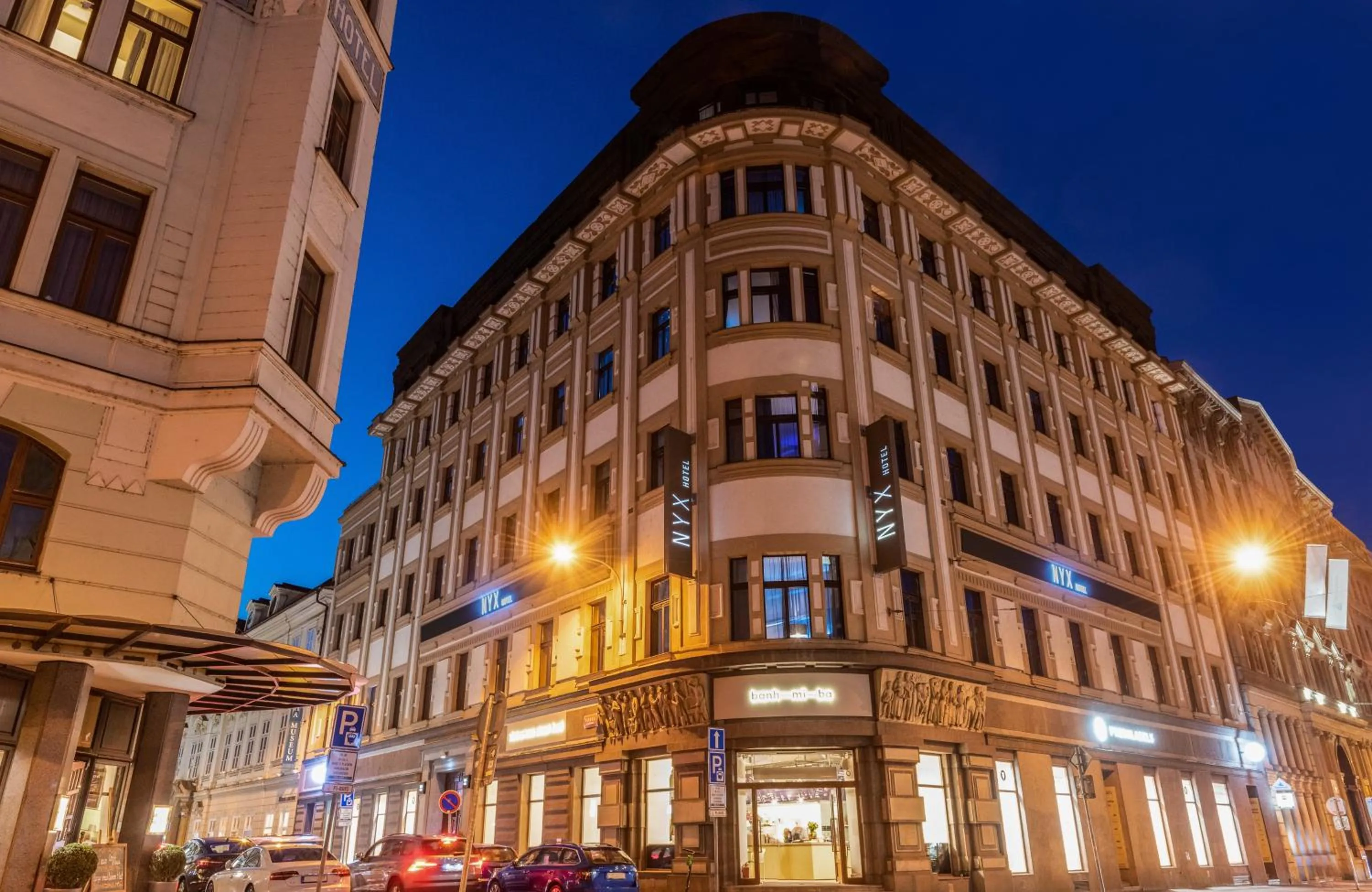 Property building in NYX Hotel Prague by Leonardo Hotels