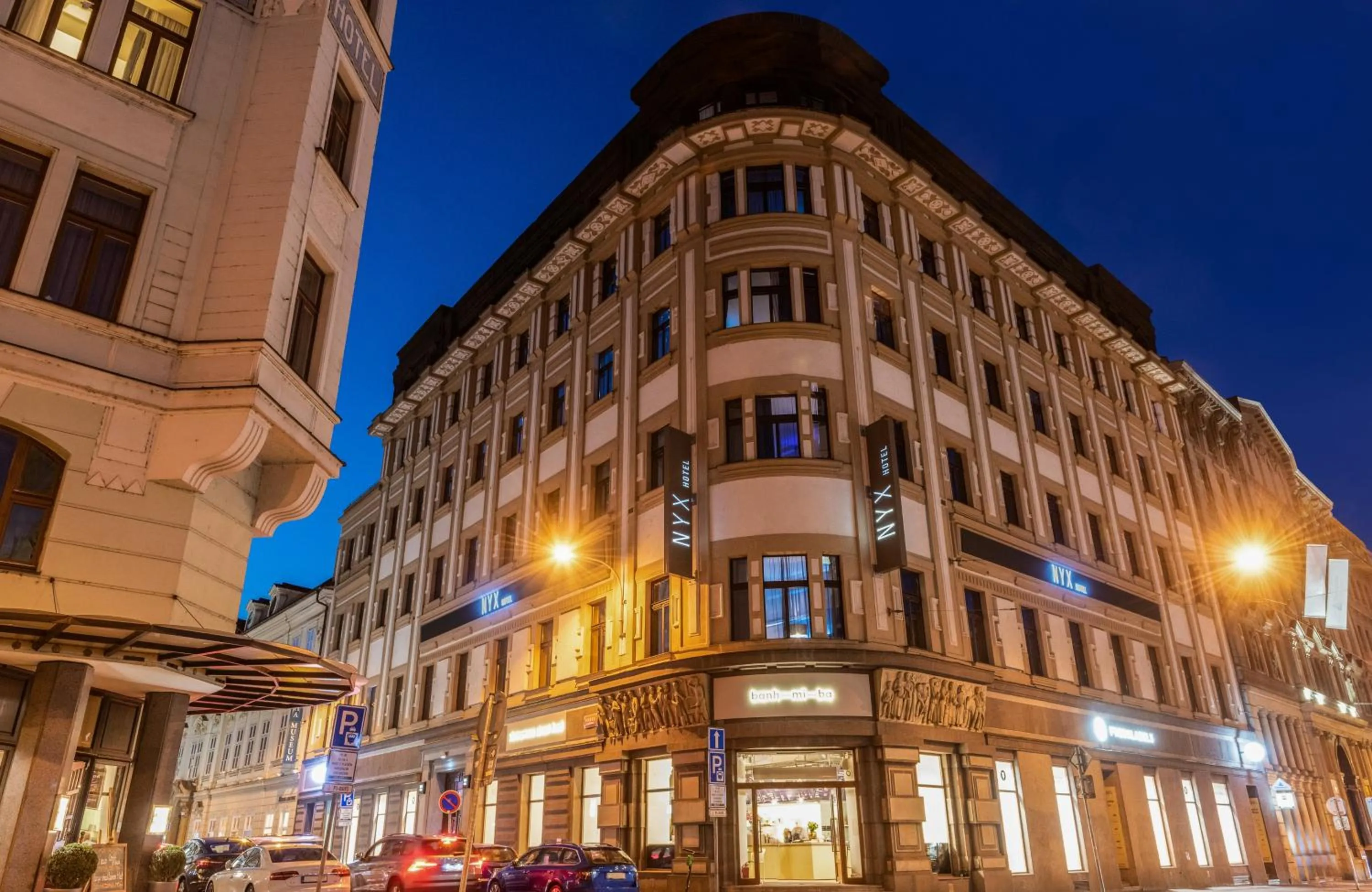 Property building in NYX Hotel Prague by Leonardo Hotels