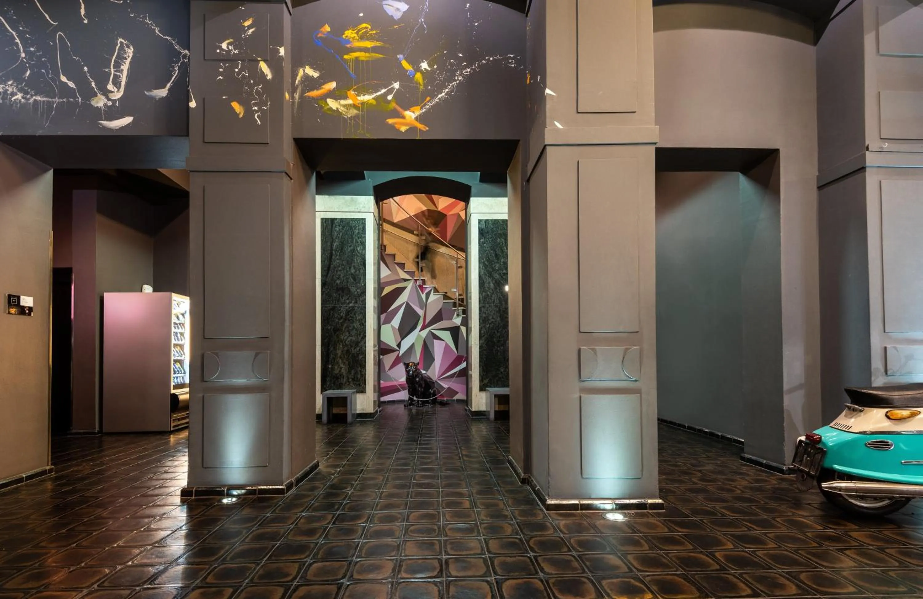 Decorative detail in NYX Hotel Prague by Leonardo Hotels