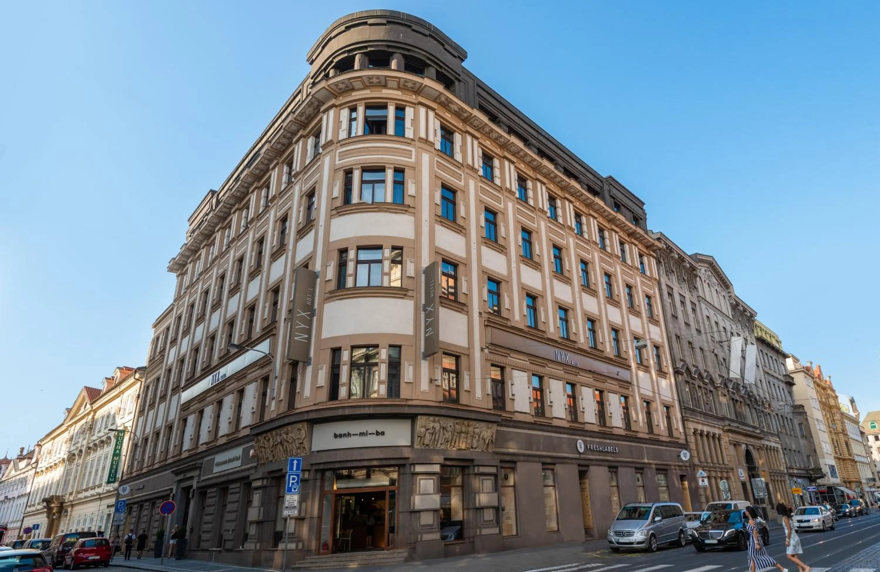 Property building in NYX Hotel Prague by Leonardo Hotels