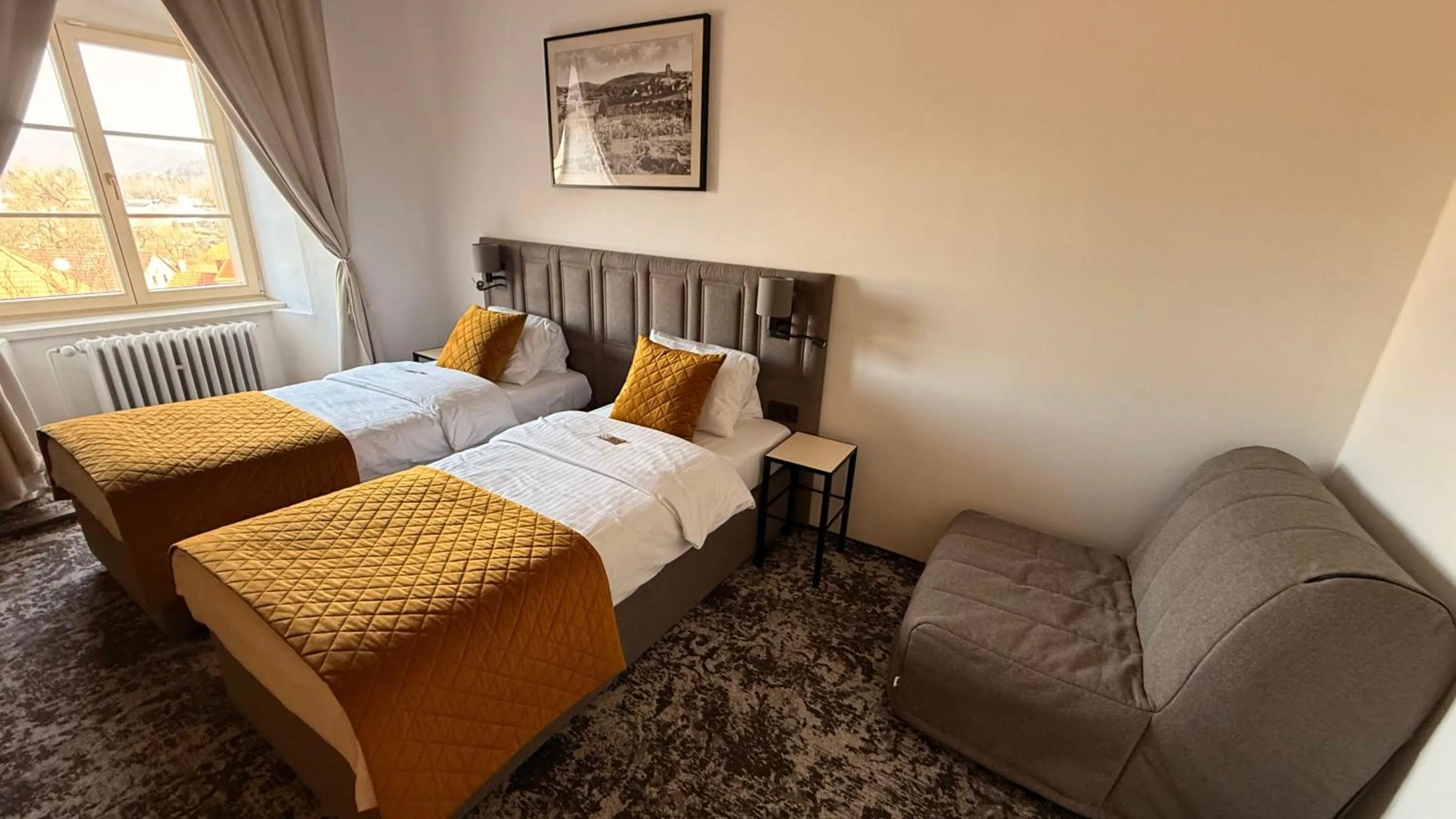 Photo of the whole room, Bed in Hotel Tynec