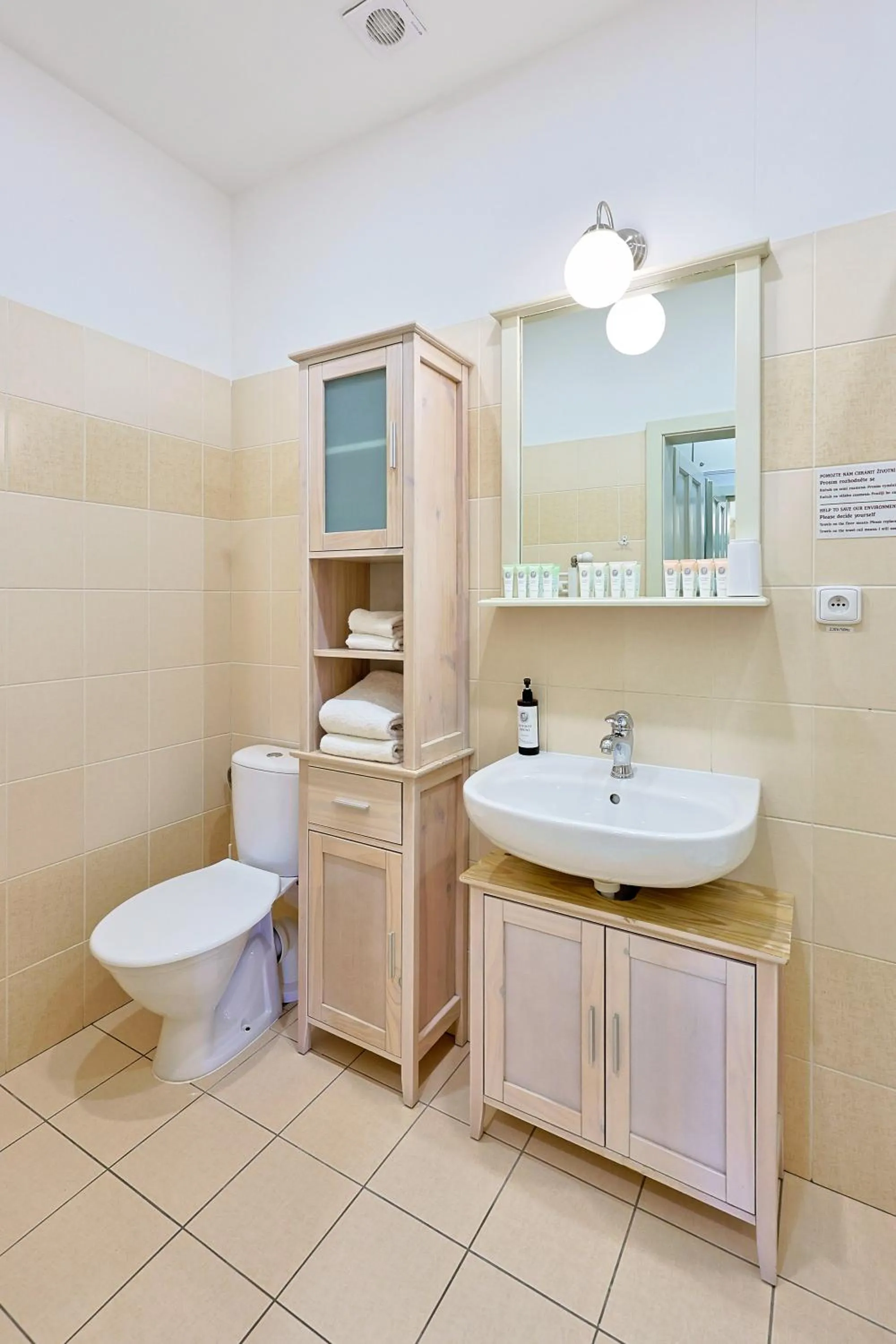 Bathroom in Hotel Tynec