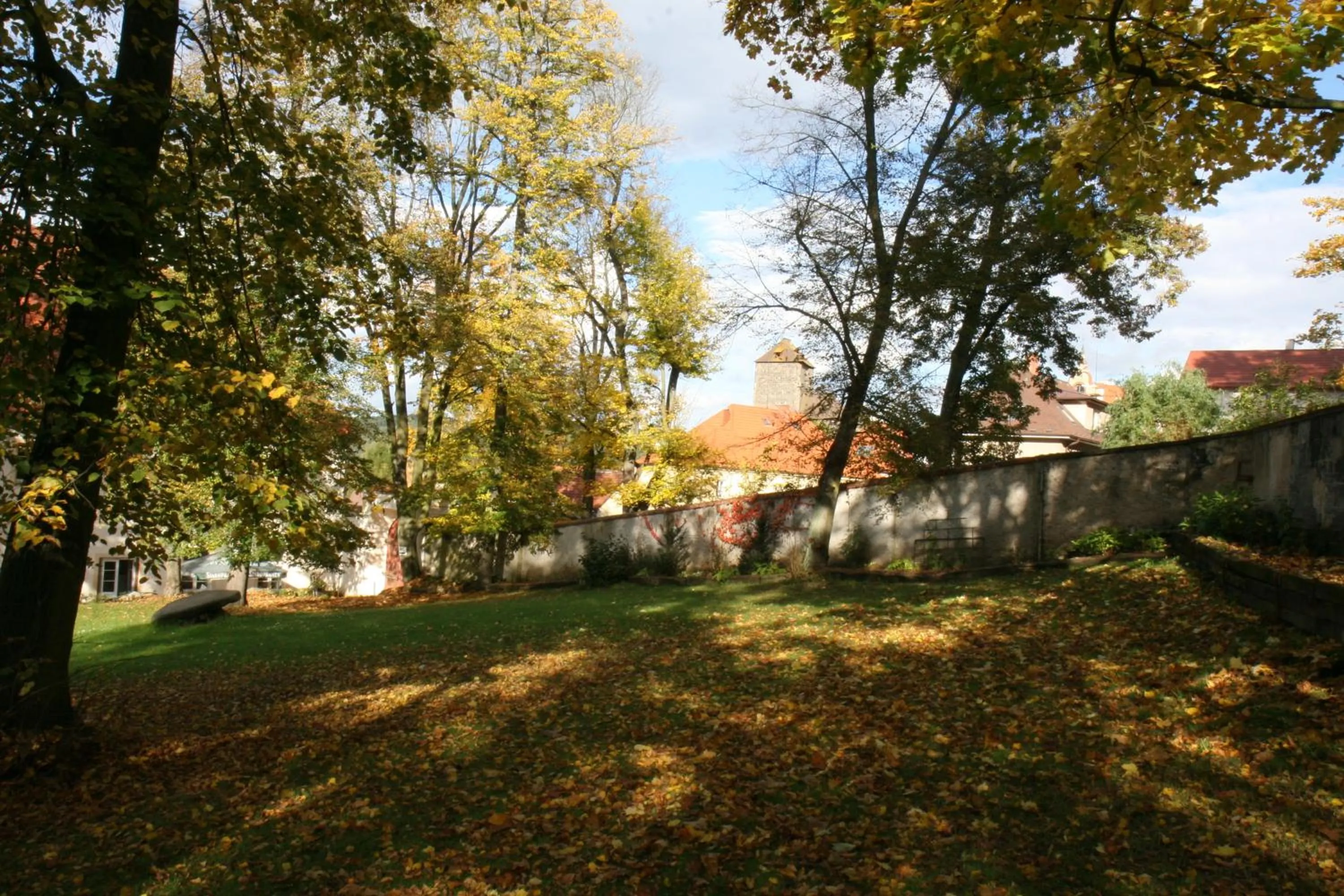 Garden in Hotel Tynec