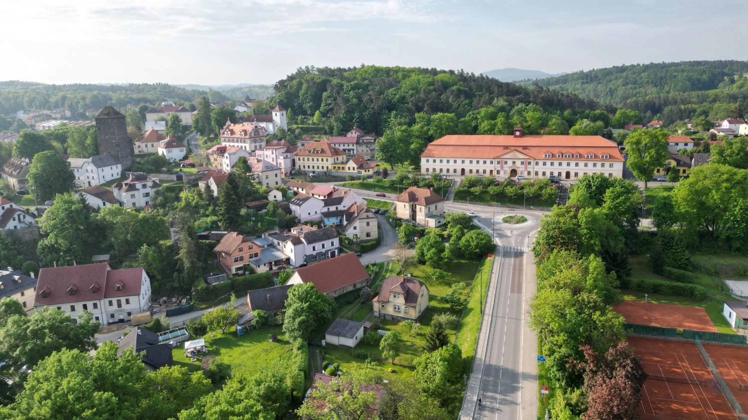 City view in Hotel Tynec