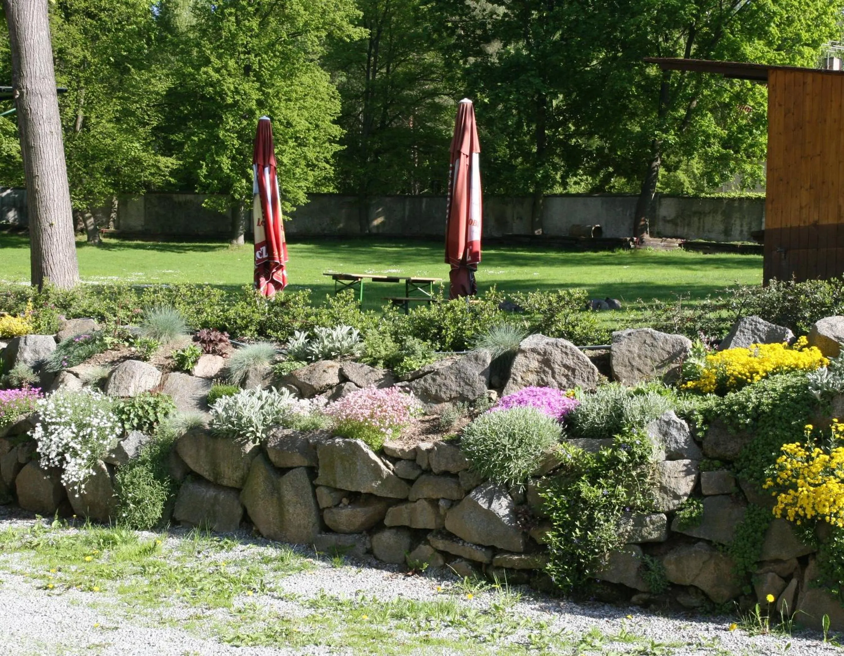 Garden in Hotel Tynec