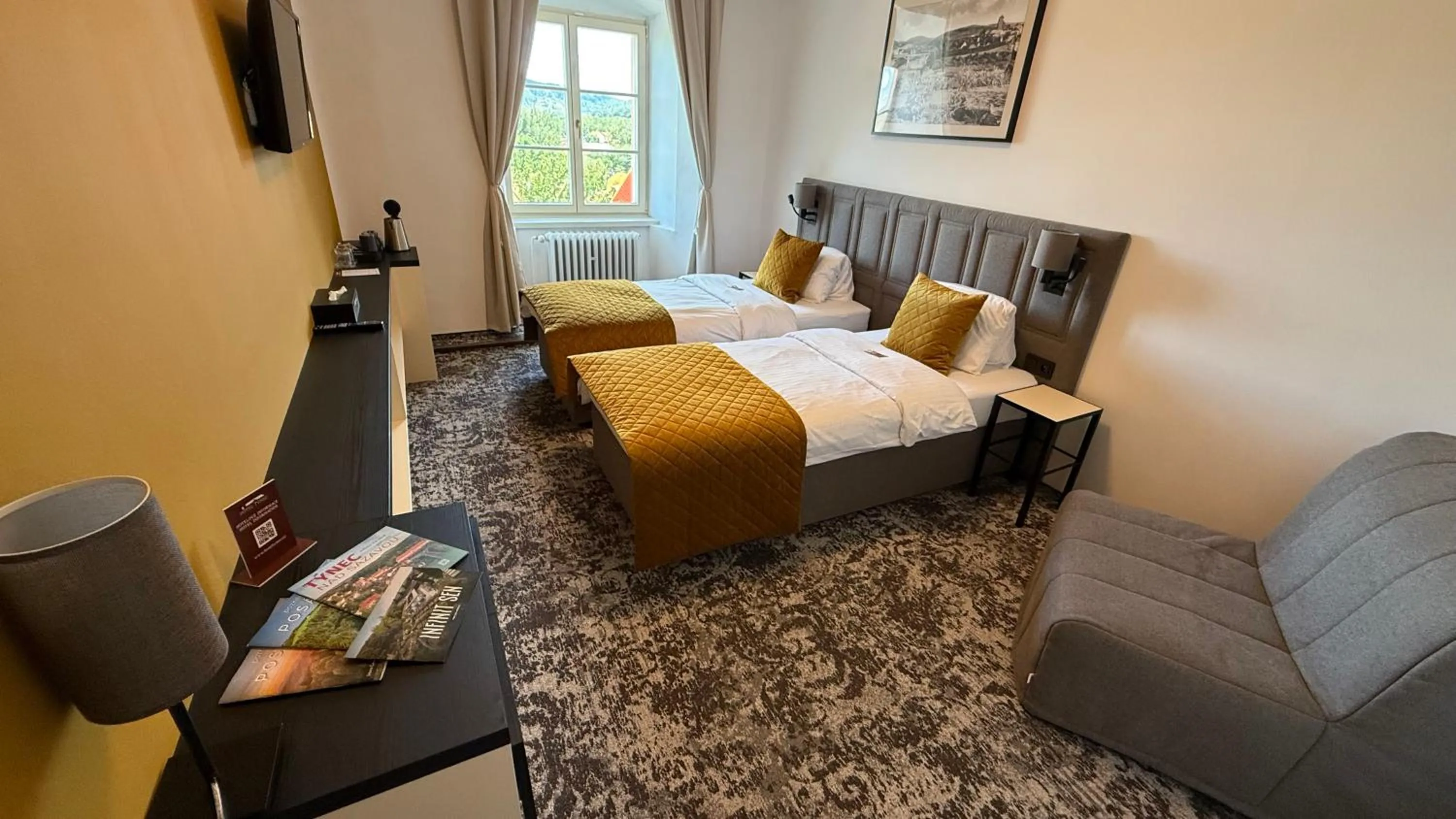 Photo of the whole room, Bed in Hotel Tynec