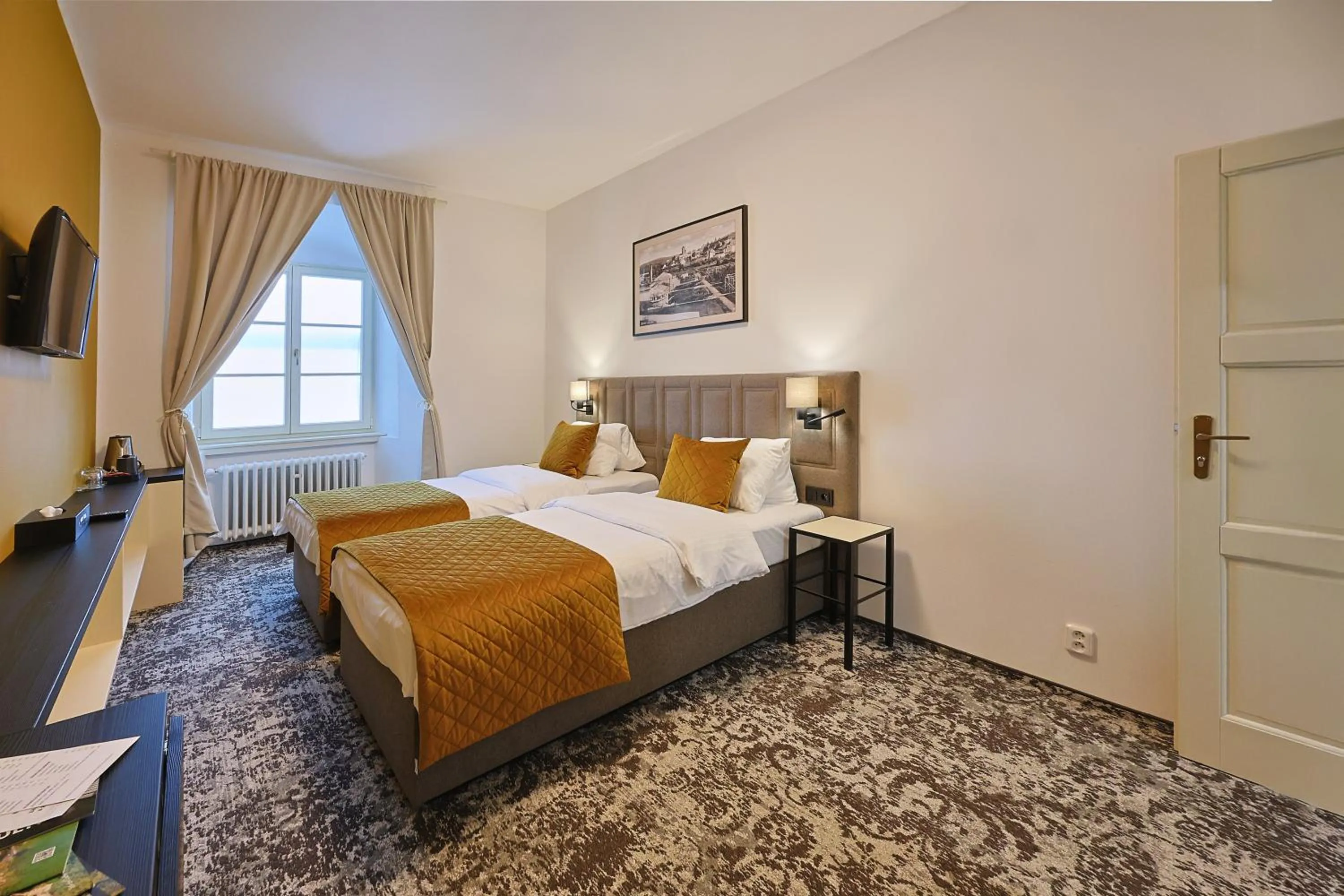 Photo of the whole room, Bed in Hotel Tynec