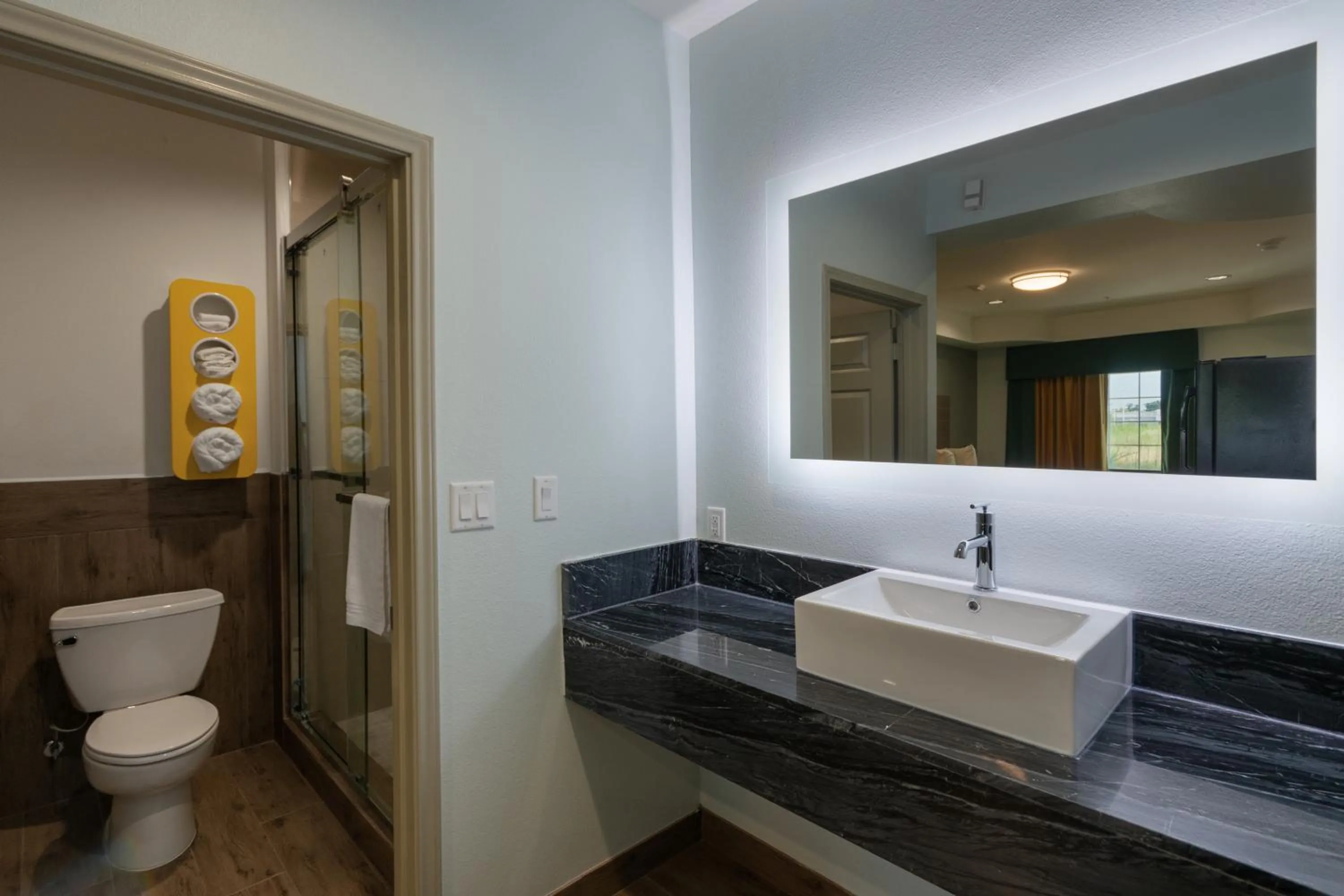 Shower in Baymont by Wyndham Kingwood