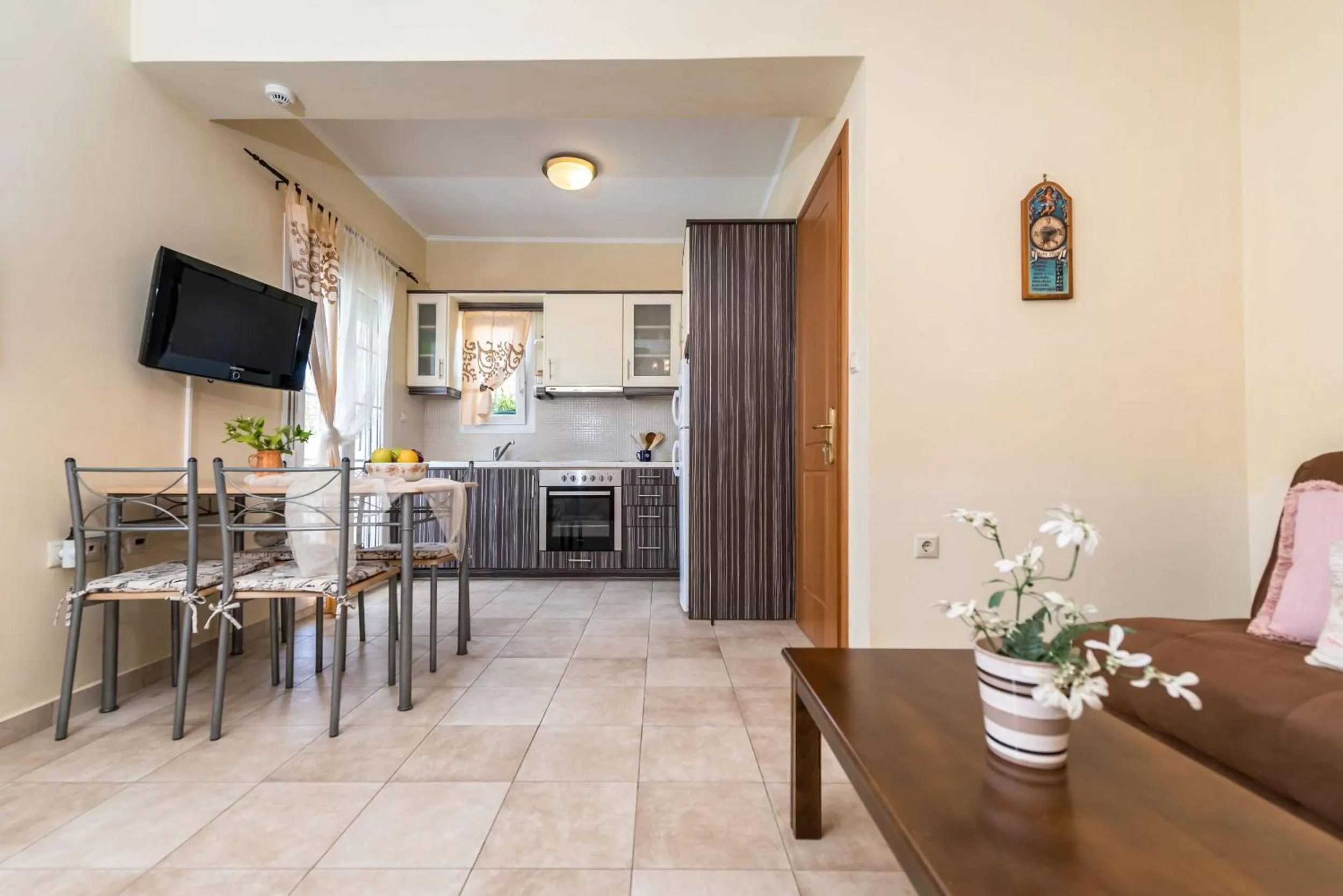 Kitchen or kitchenette in Lorenzo Villas with Private Pool, 200m from the beach, by ZanteWize