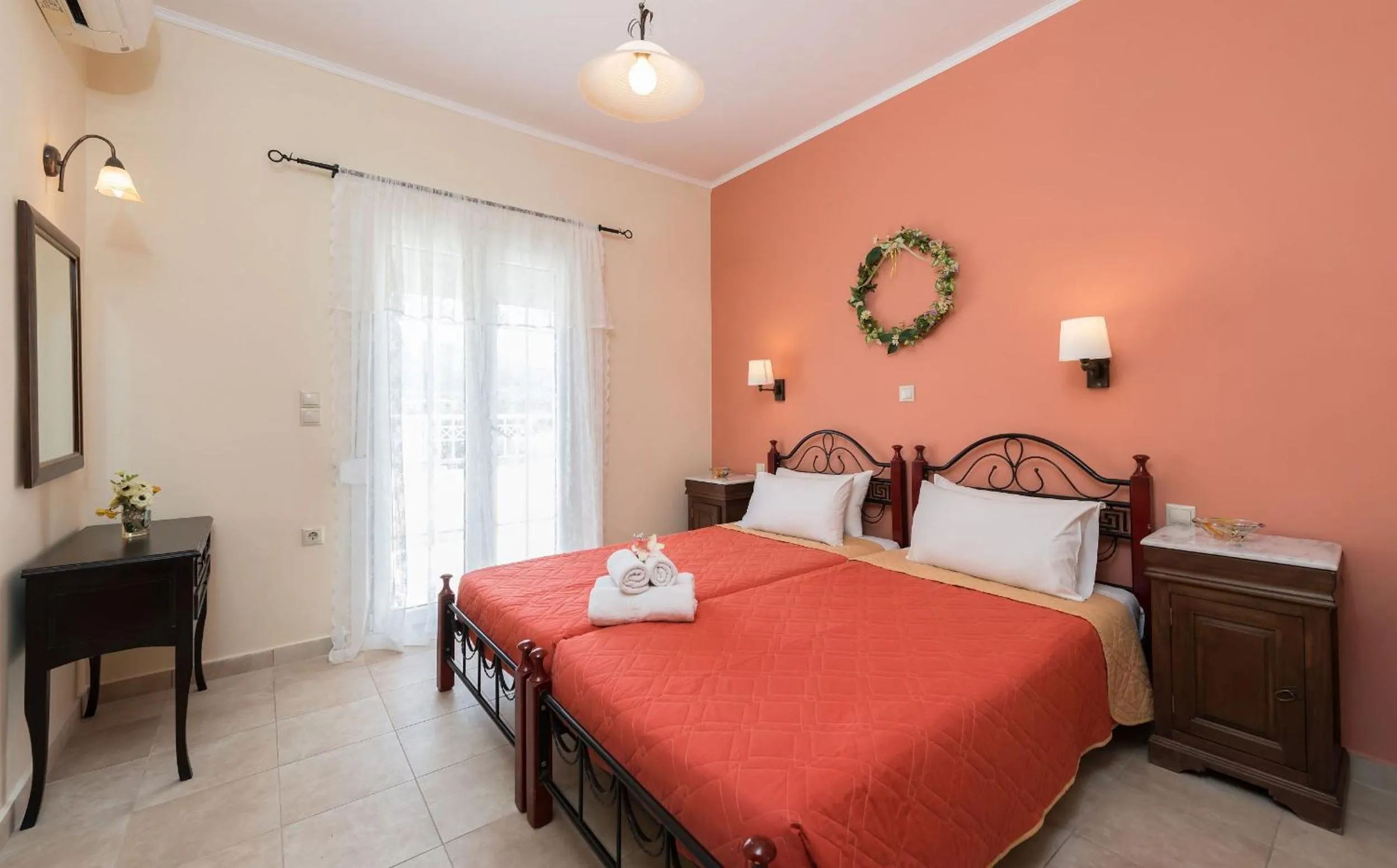 Bedroom, Bed in Lorenzo Villas with Private Pool, 200m from the beach, by ZanteWize