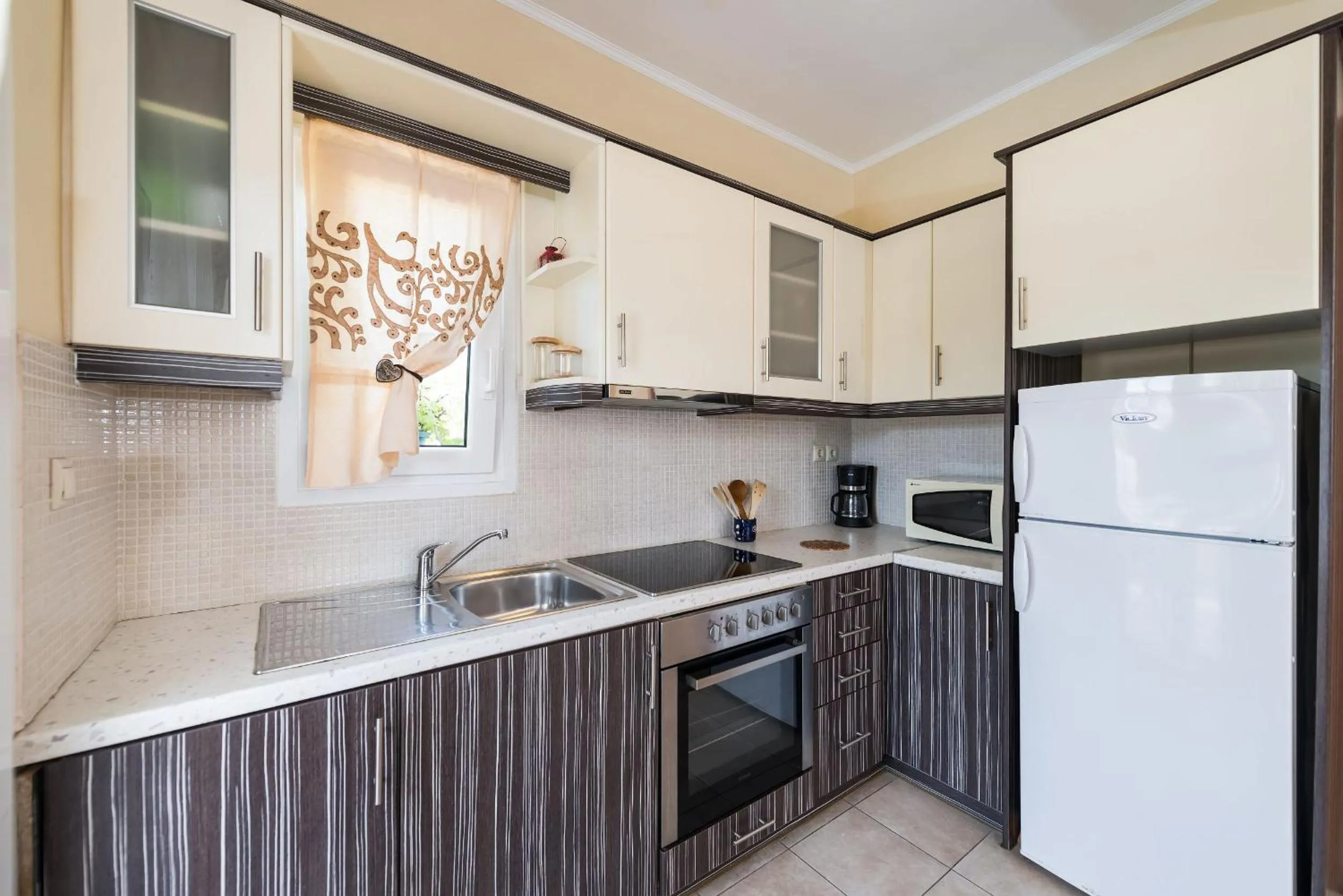 Kitchen or kitchenette in Lorenzo Villas with Private Pool, 200m from the beach, by ZanteWize
