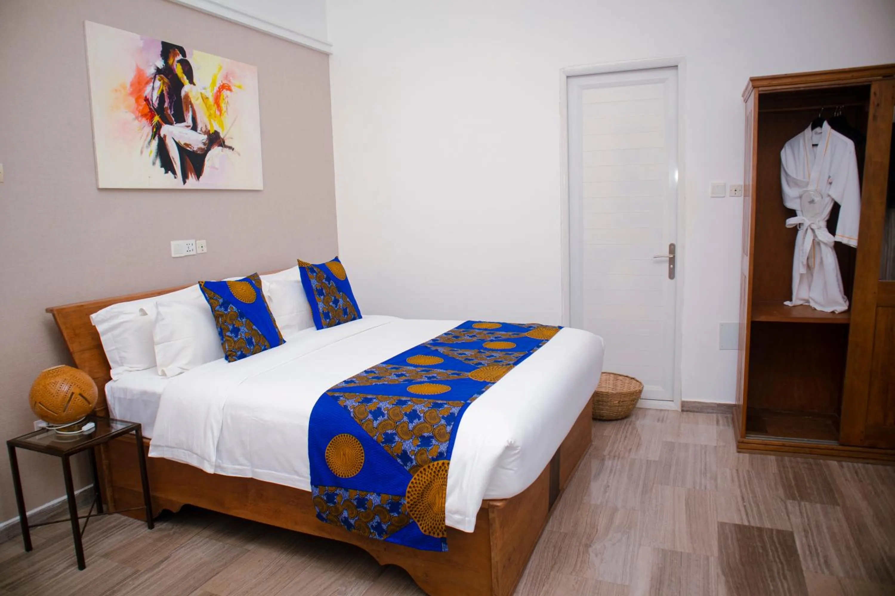 Bed in Hotel Petit Brussel