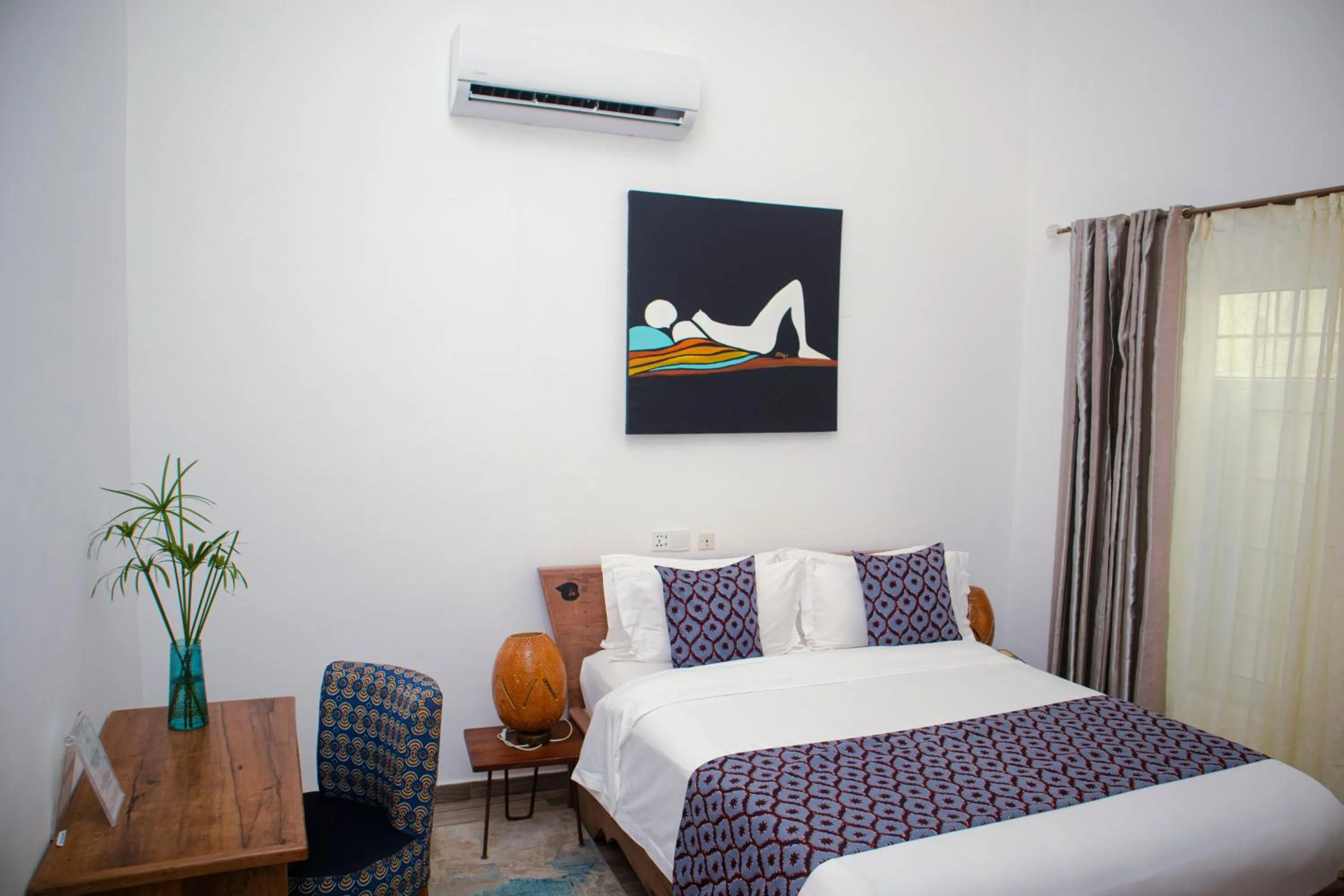 Bed in Hotel Petit Brussel