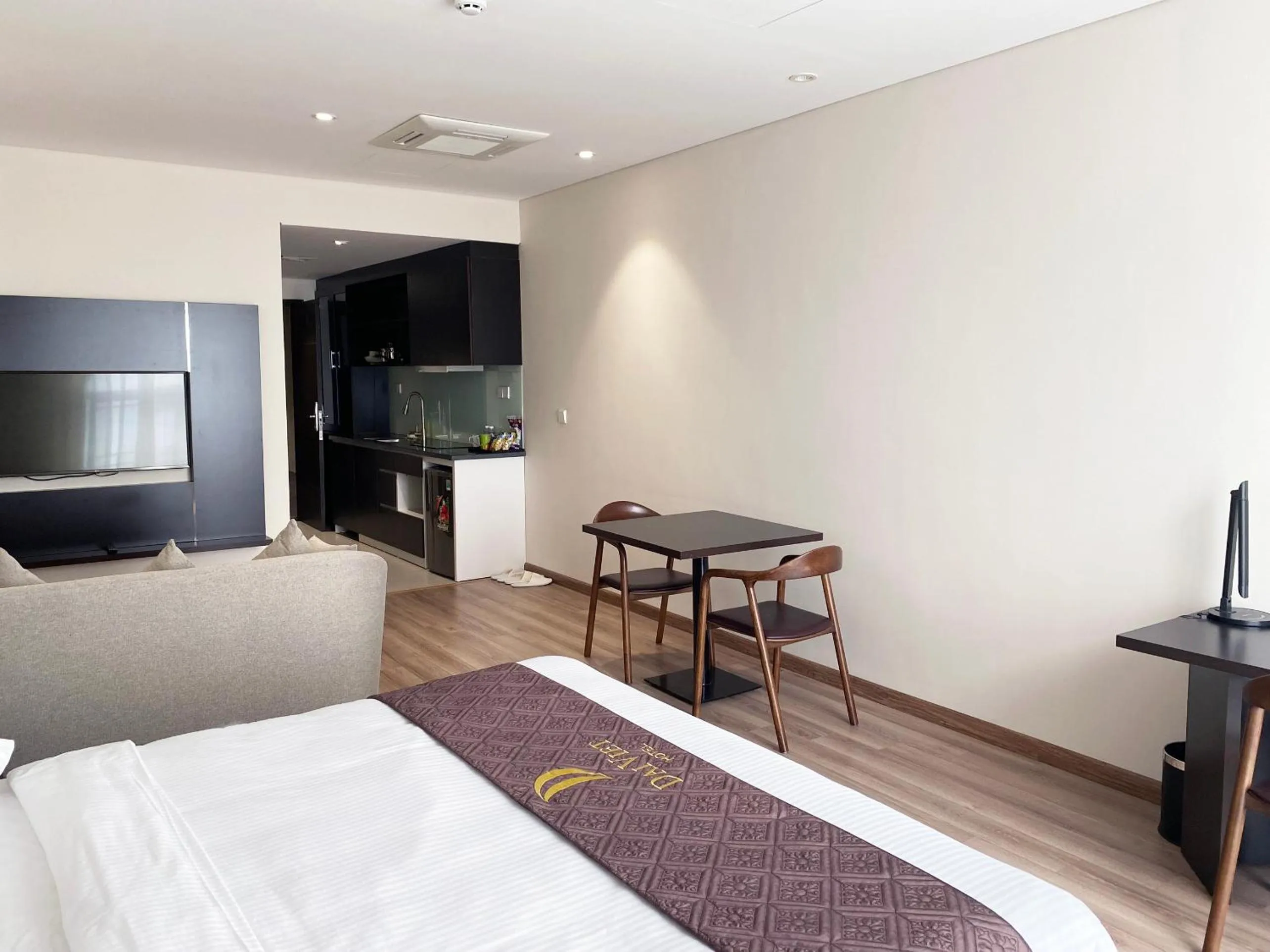 Bed in Dai Viet Hotel