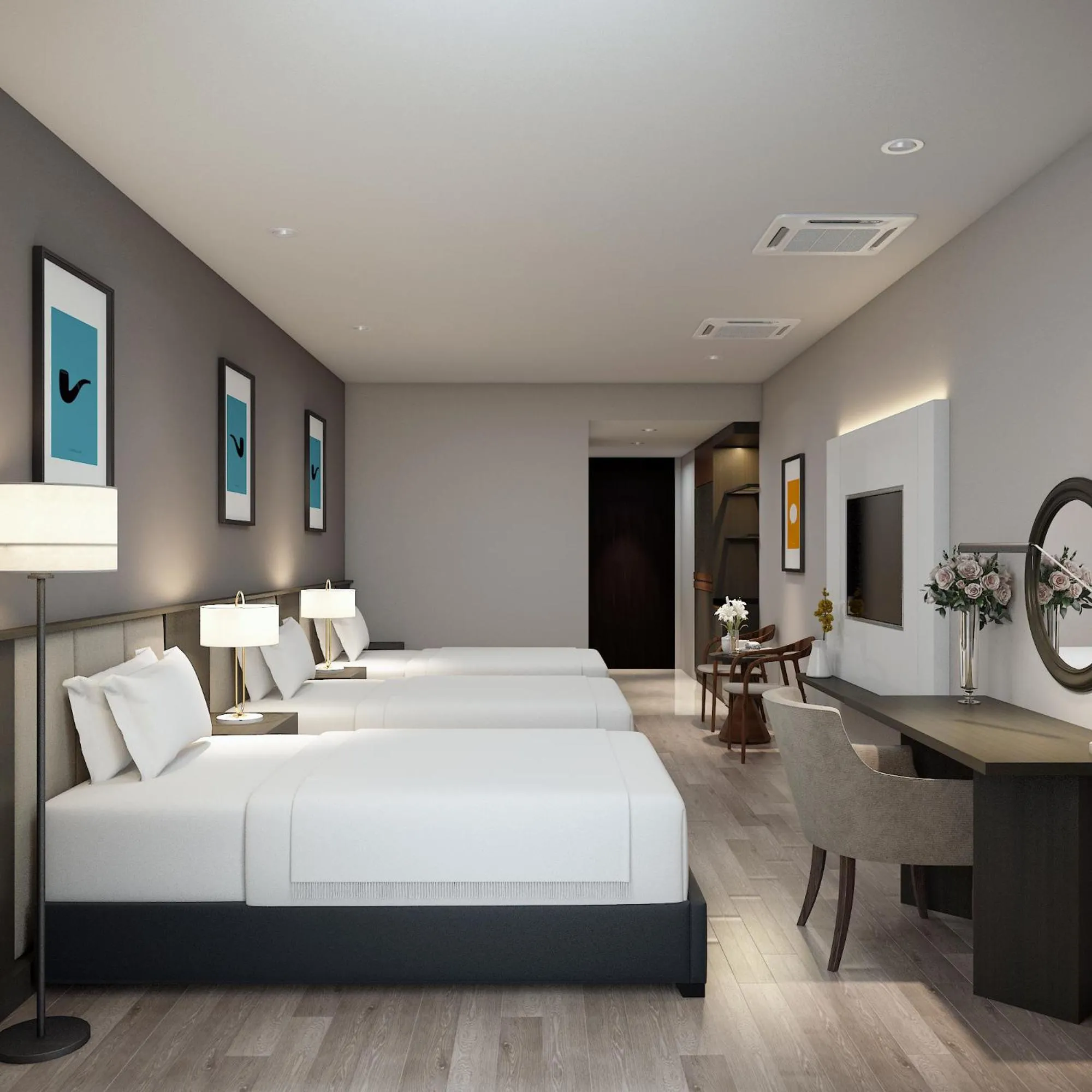 Bed in Dai Viet Hotel