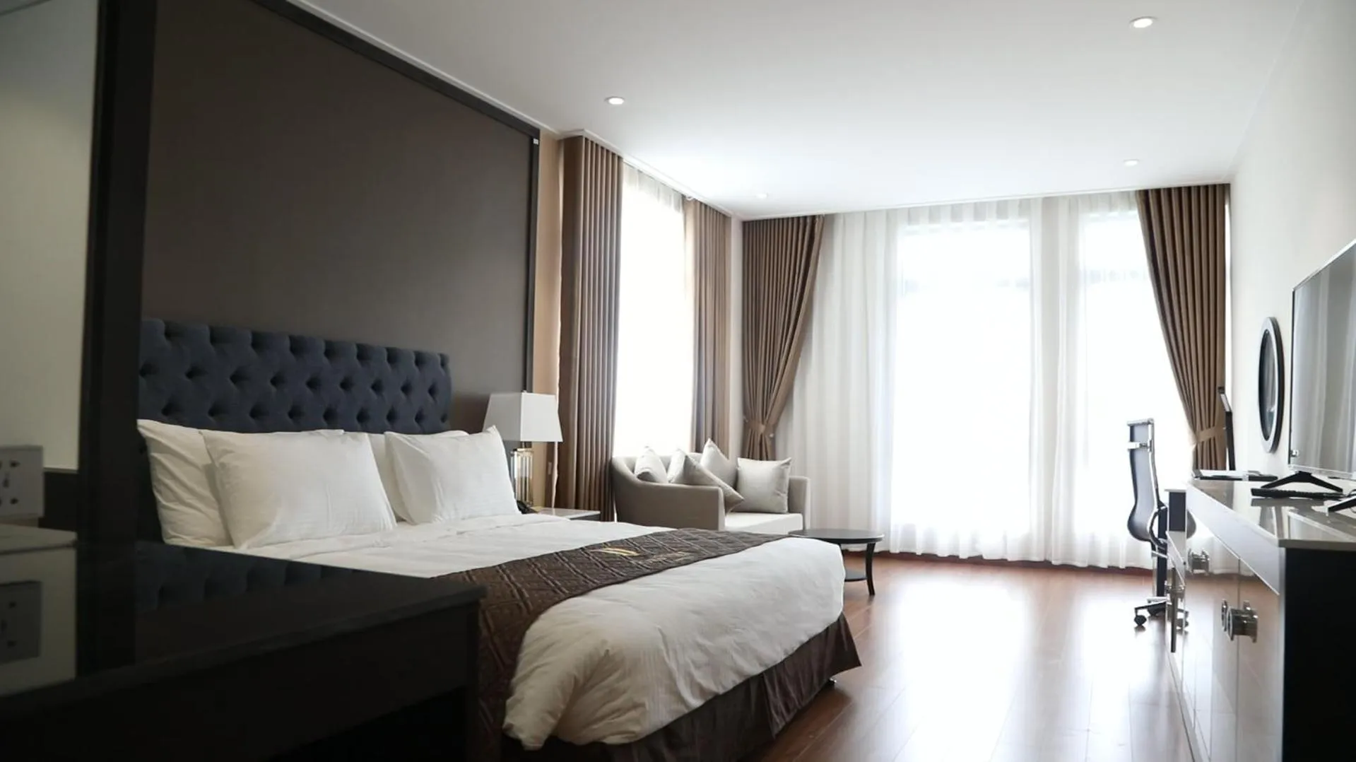 Bed in Dai Viet Hotel