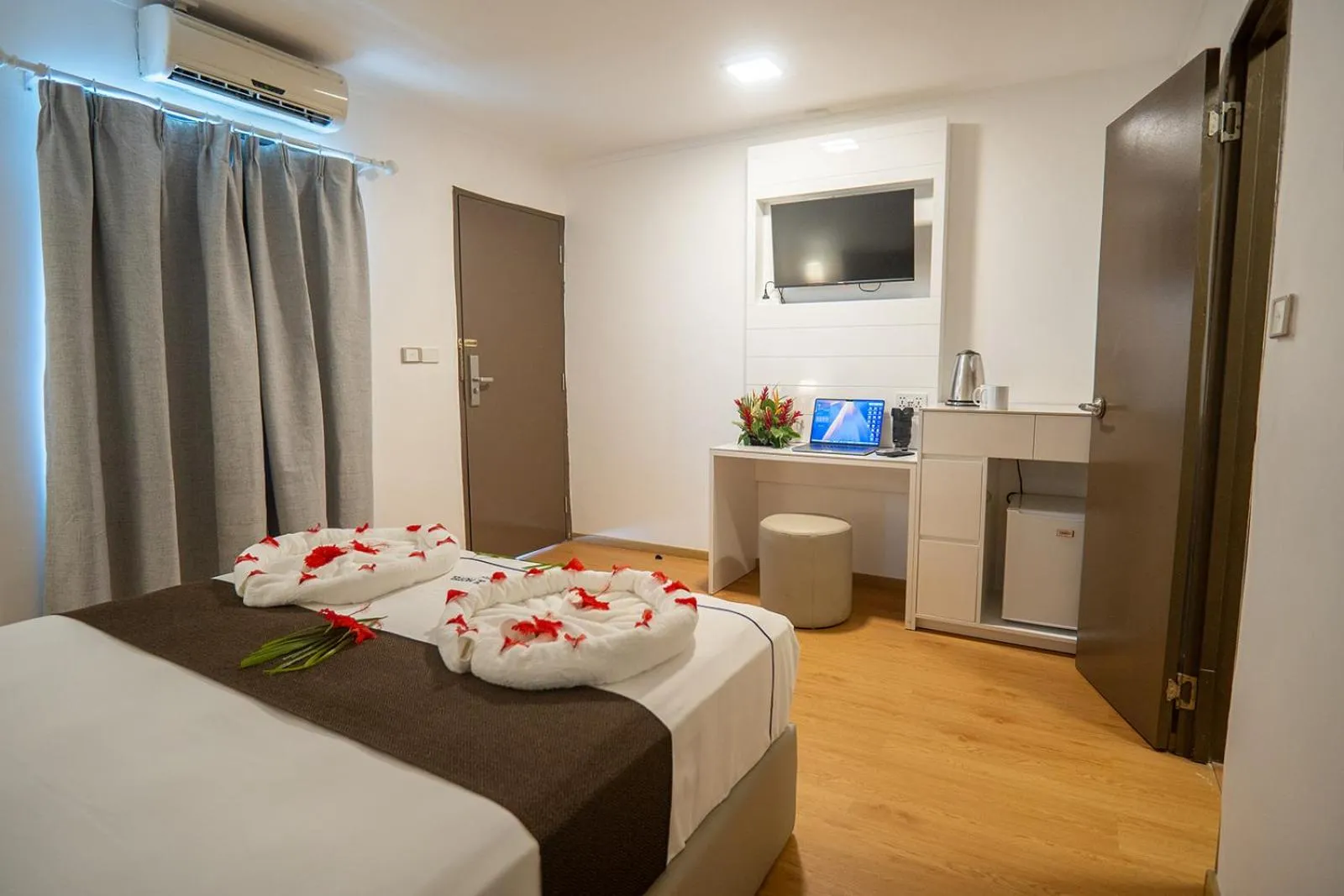 Bed in Airport Ace Hotel