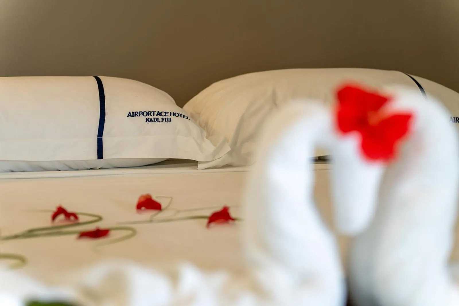 Photo of the whole room, Bed in Airport Ace Hotel