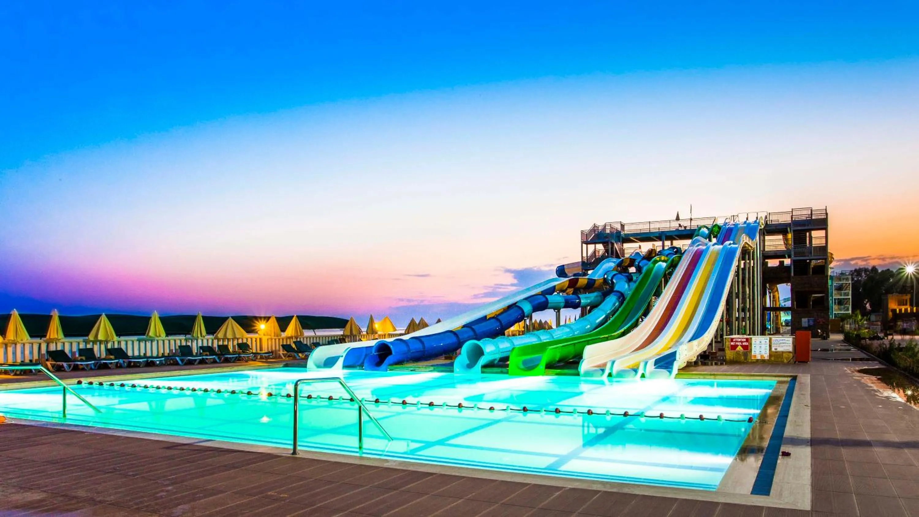 Beach in Eftalia Aqua Resort