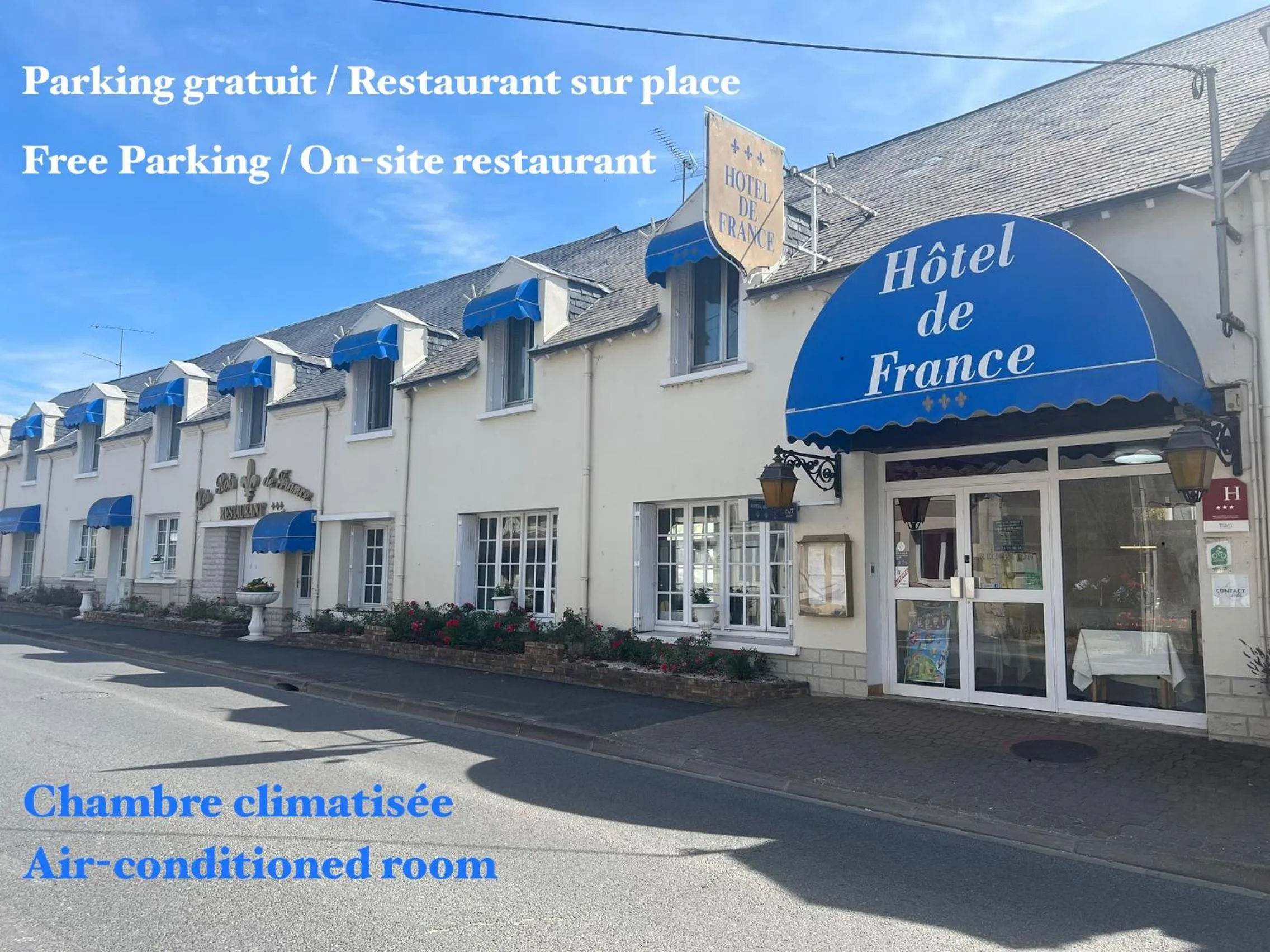 Property building in Contact Hôtel de France Contres-Beauval-Cheverny