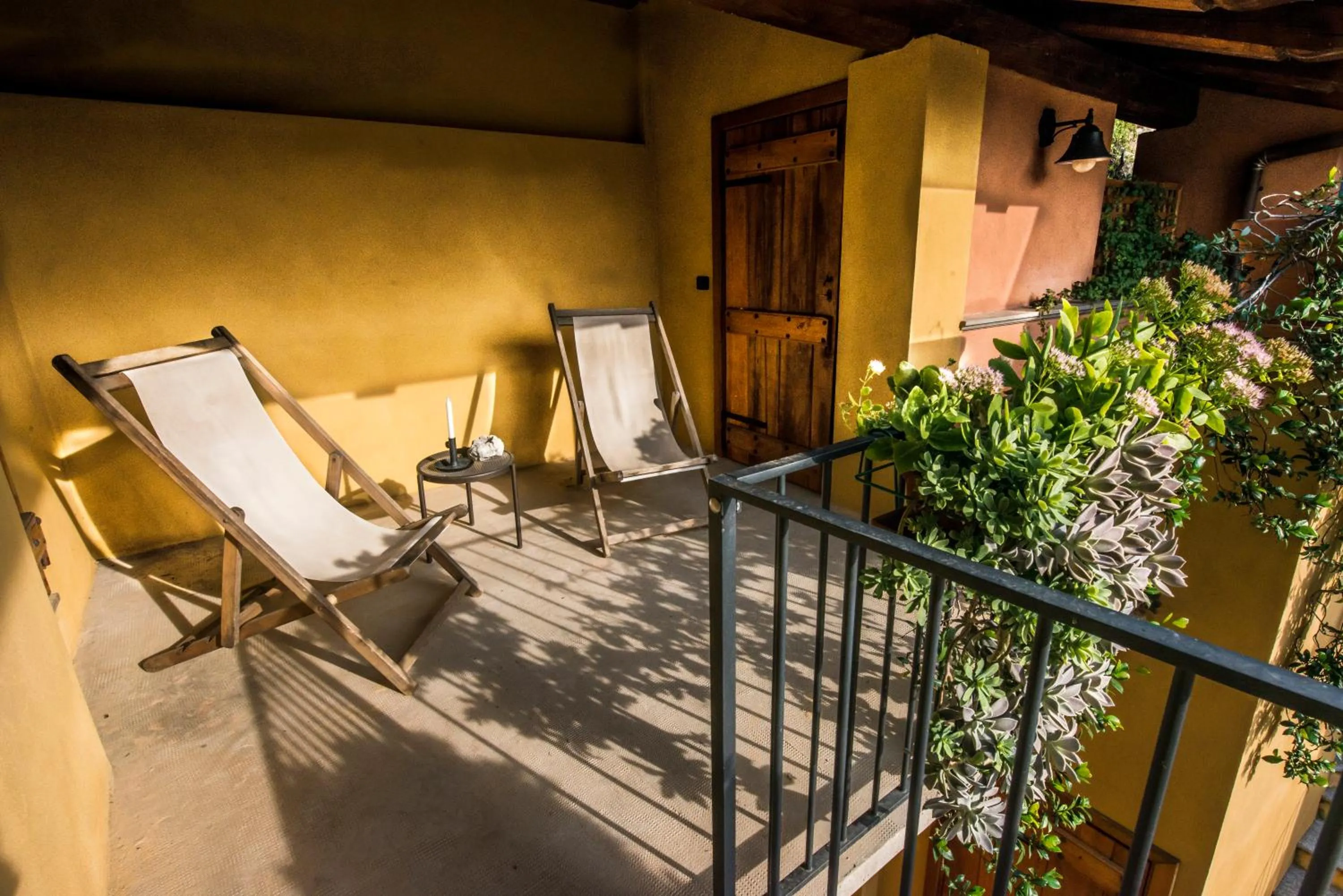 Balcony/Terrace in Albergo Ristorante Garibaldi