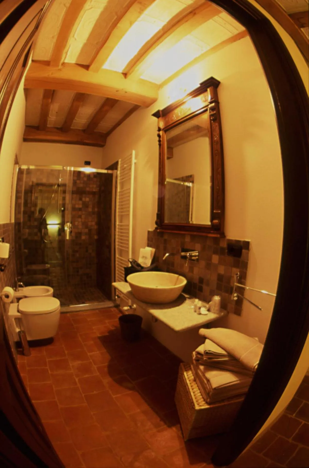 Bathroom in Albergo Ristorante Garibaldi