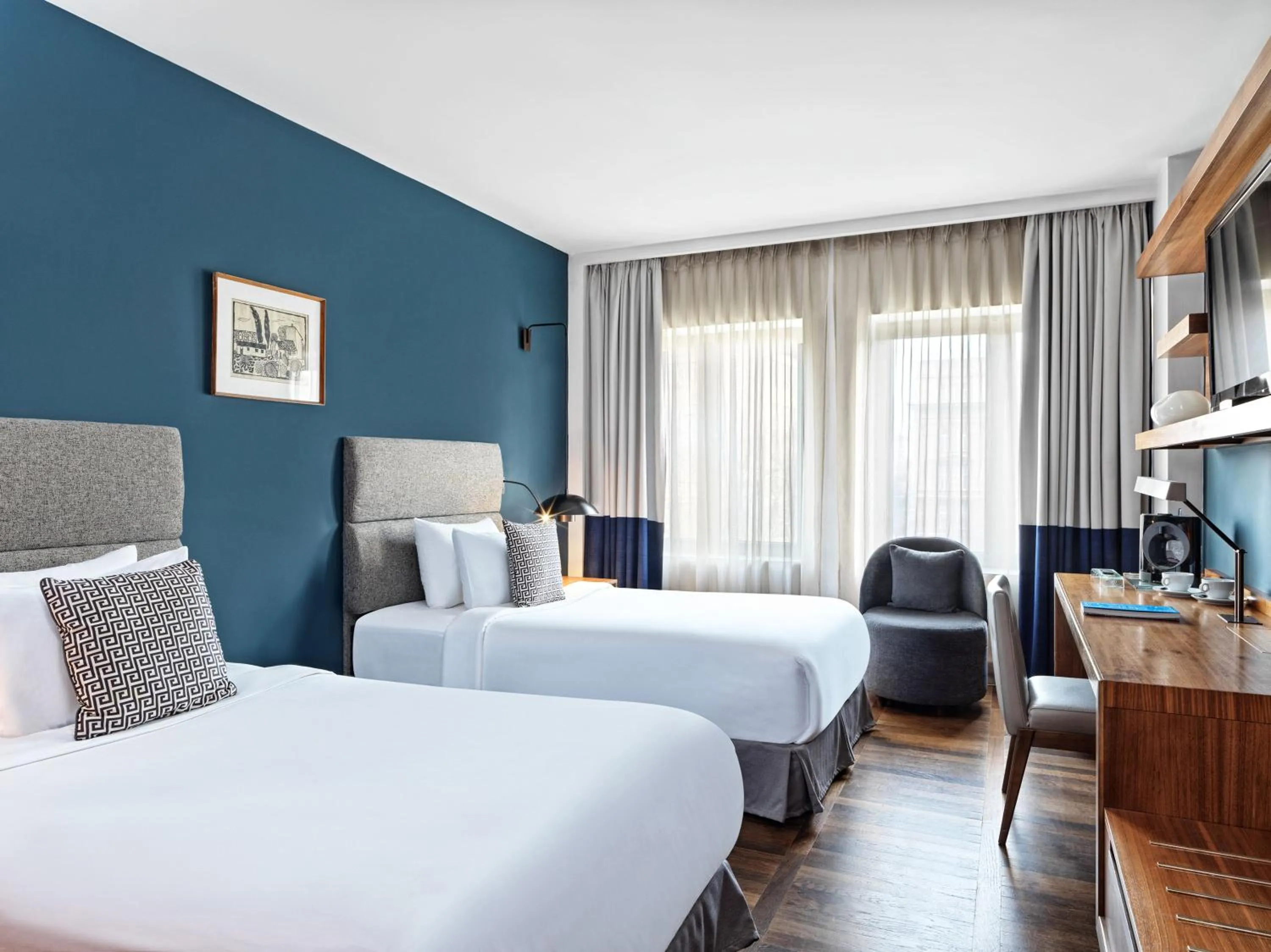 Bed in Metropol Palace, Belgrade