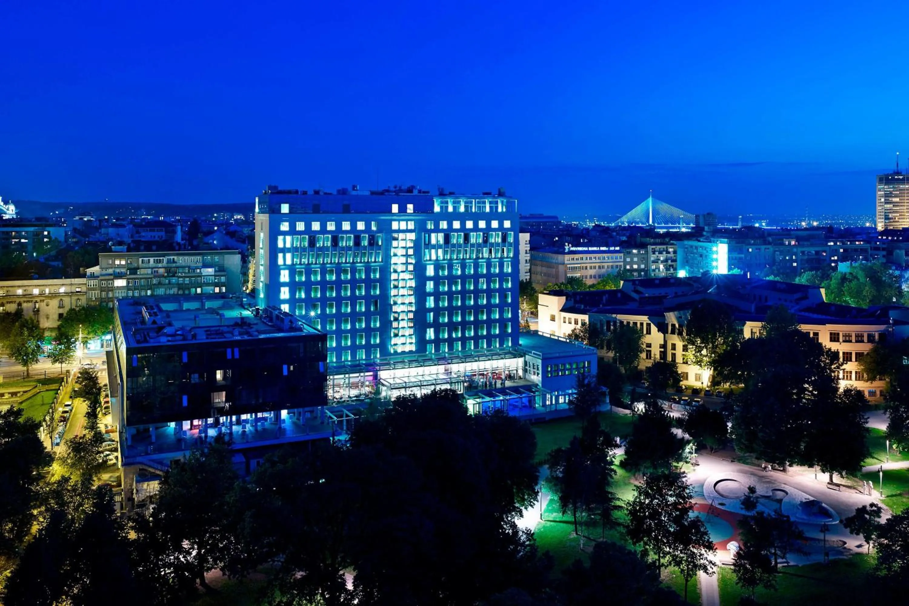 Property building in Metropol Palace, Belgrade