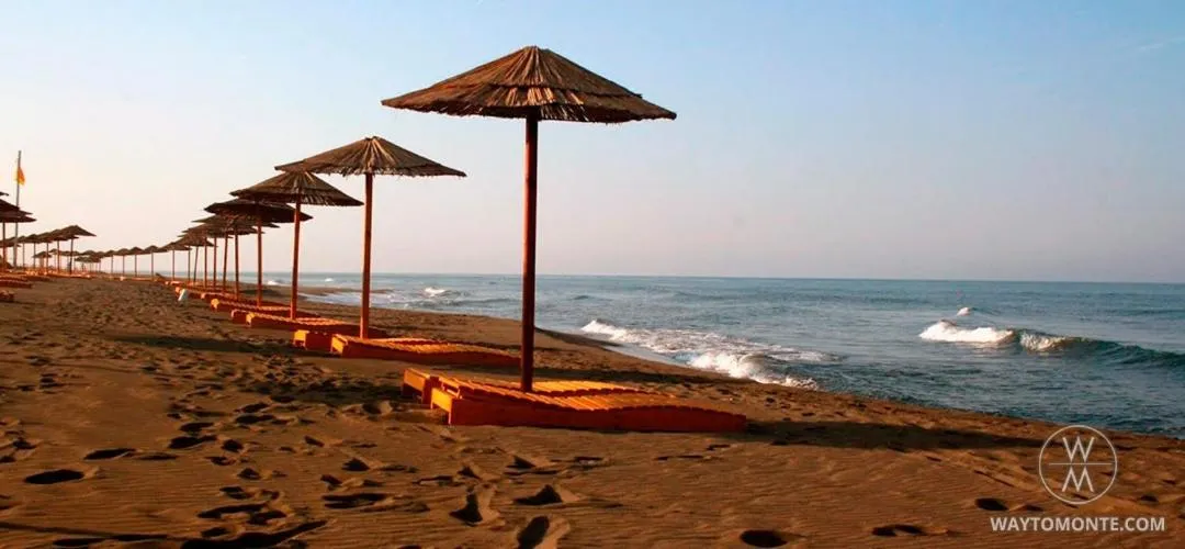 Beach in FKK Ada Bojana