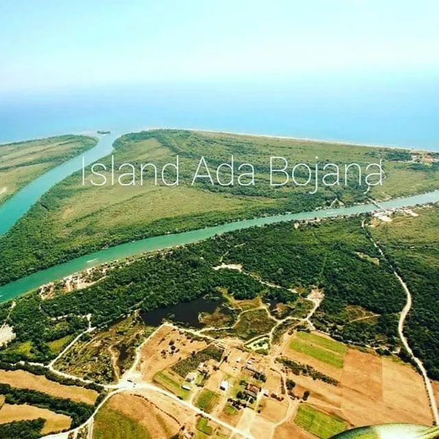 Bird's eye view in FKK Ada Bojana