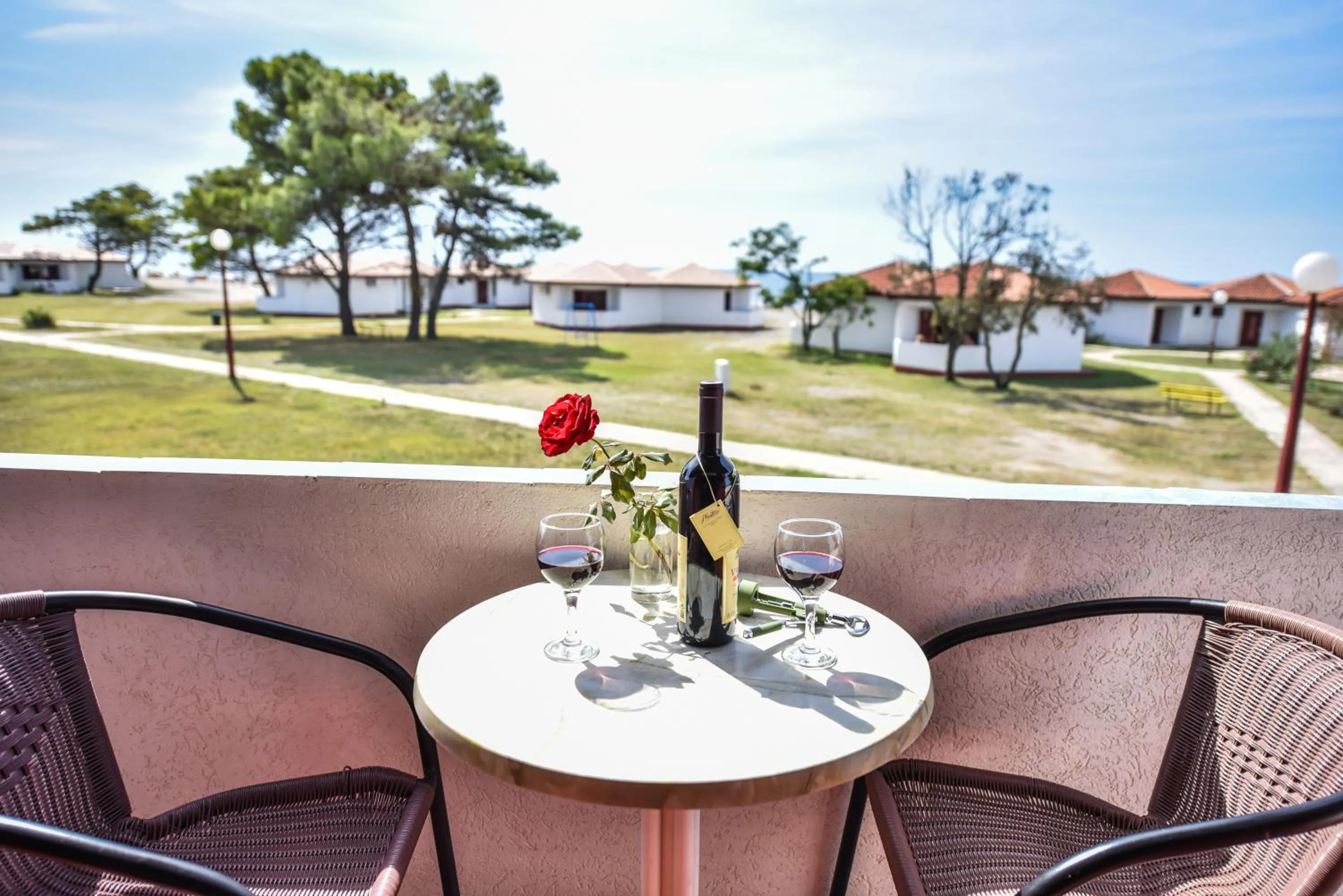 Balcony/Terrace in FKK Ada Bojana