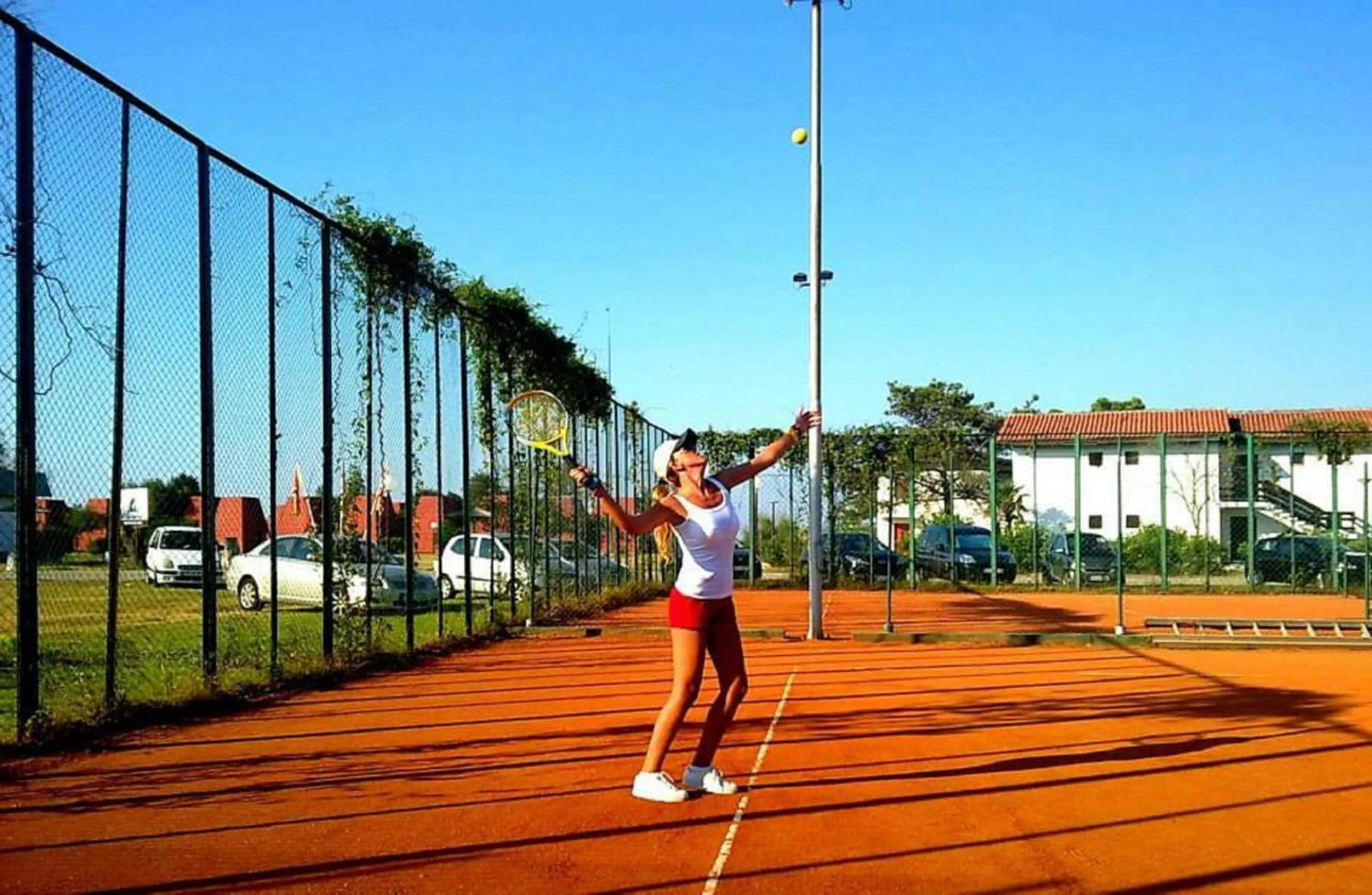 Tennis court in FKK Ada Bojana