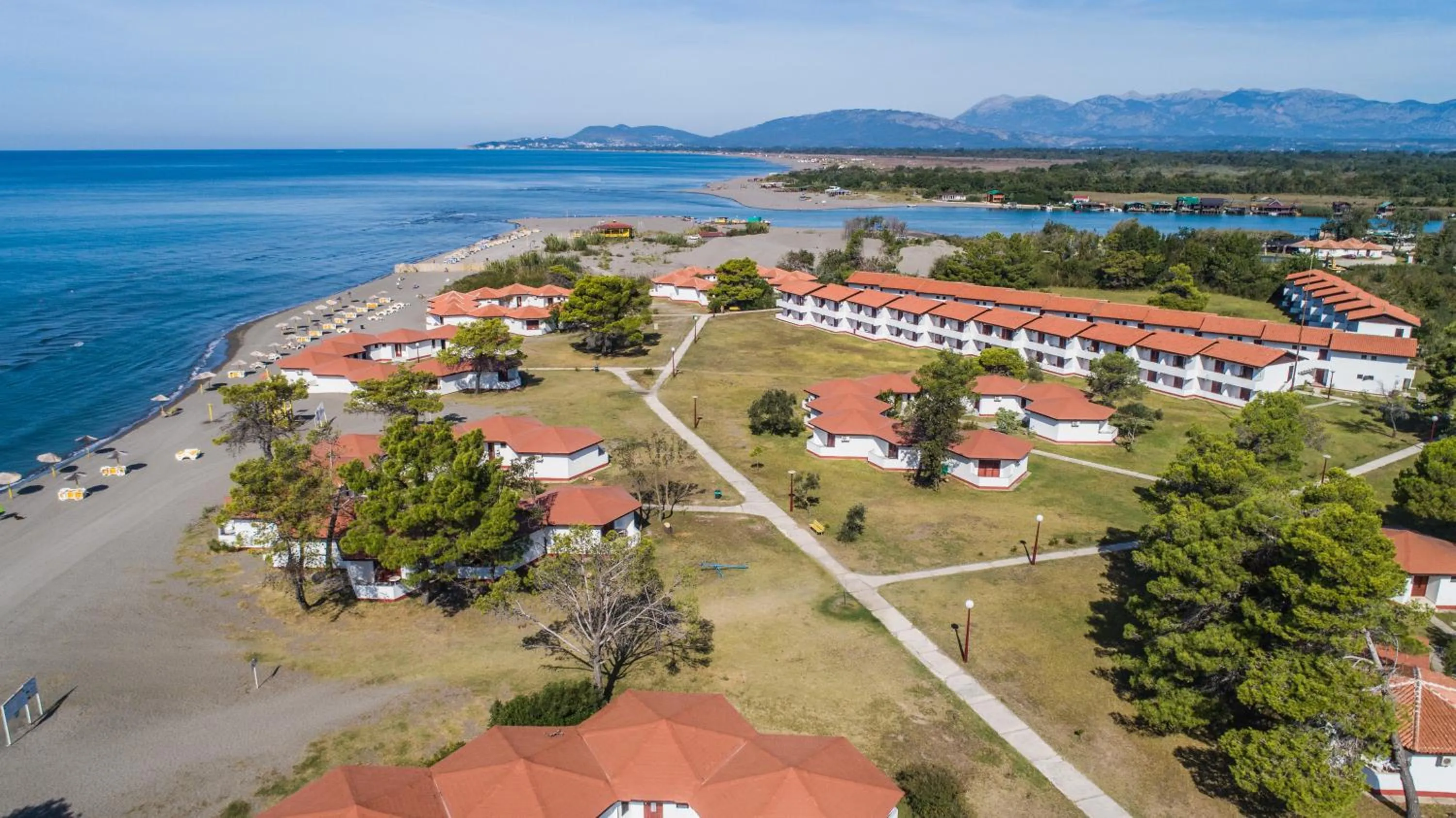 Bird's eye view in FKK Ada Bojana