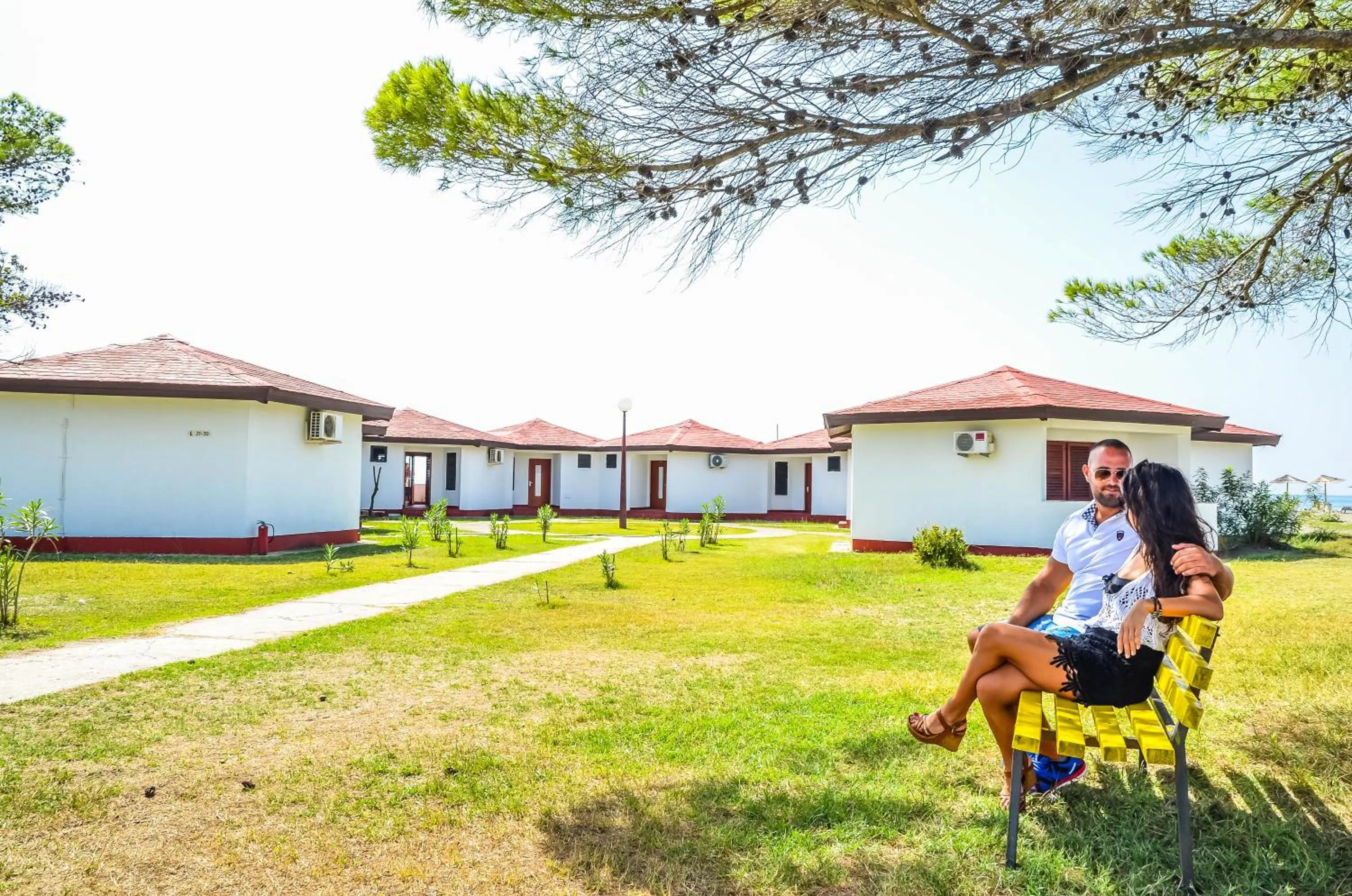 Facade/entrance in FKK Ada Bojana
