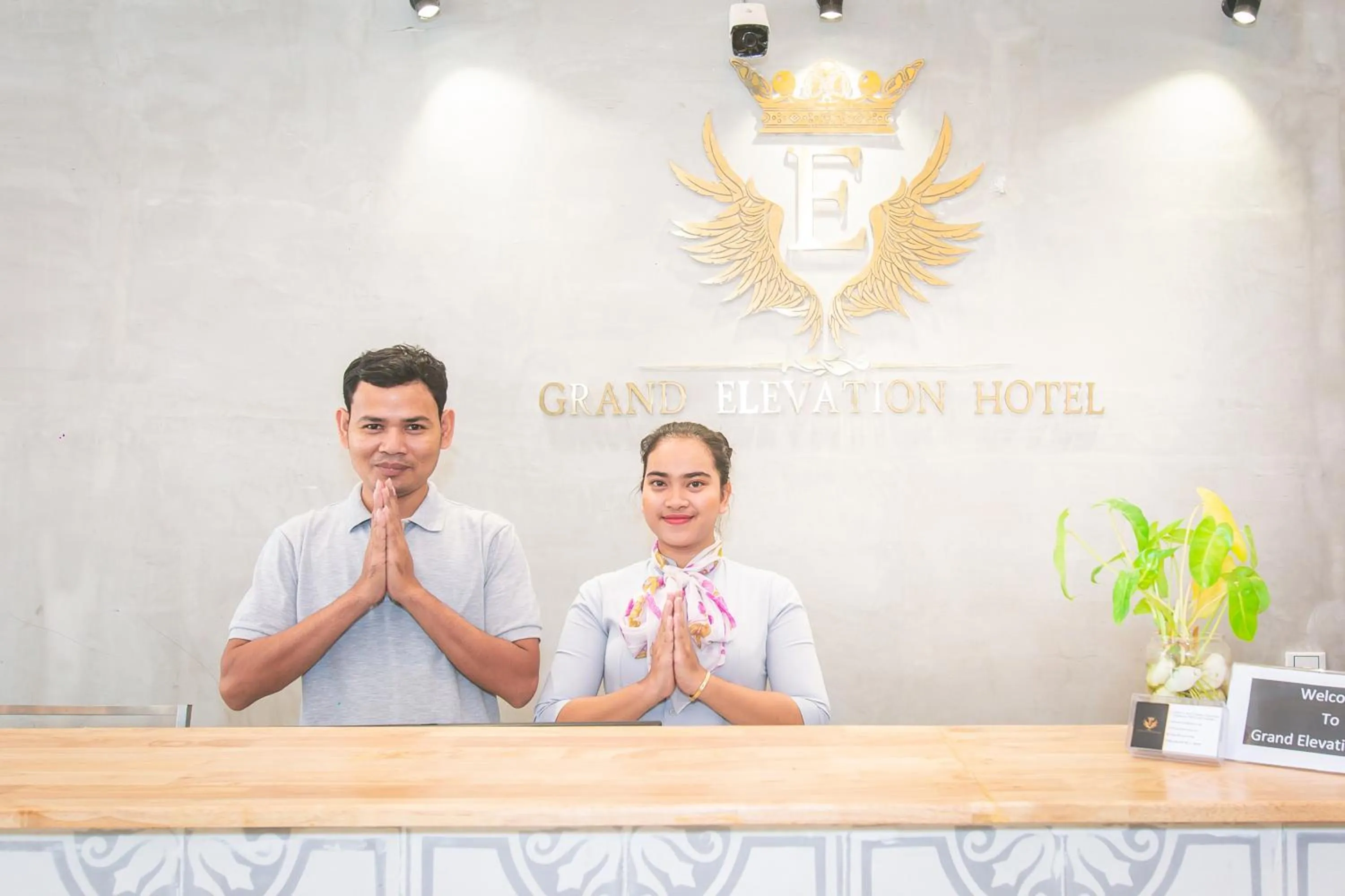 Staff in Grand Elevation Hotel