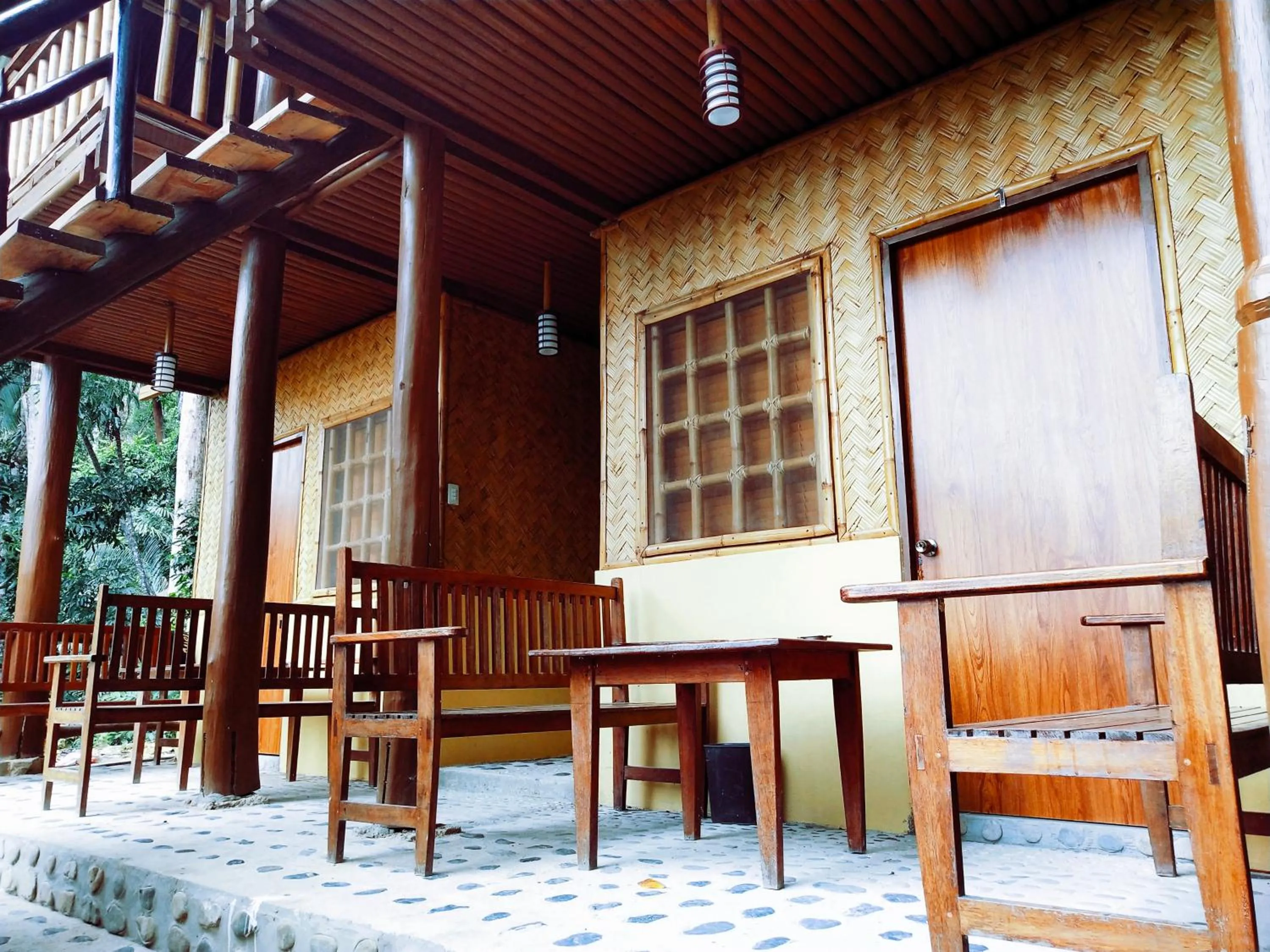 Balcony/Terrace in Victordelia Hilltop Hostel
