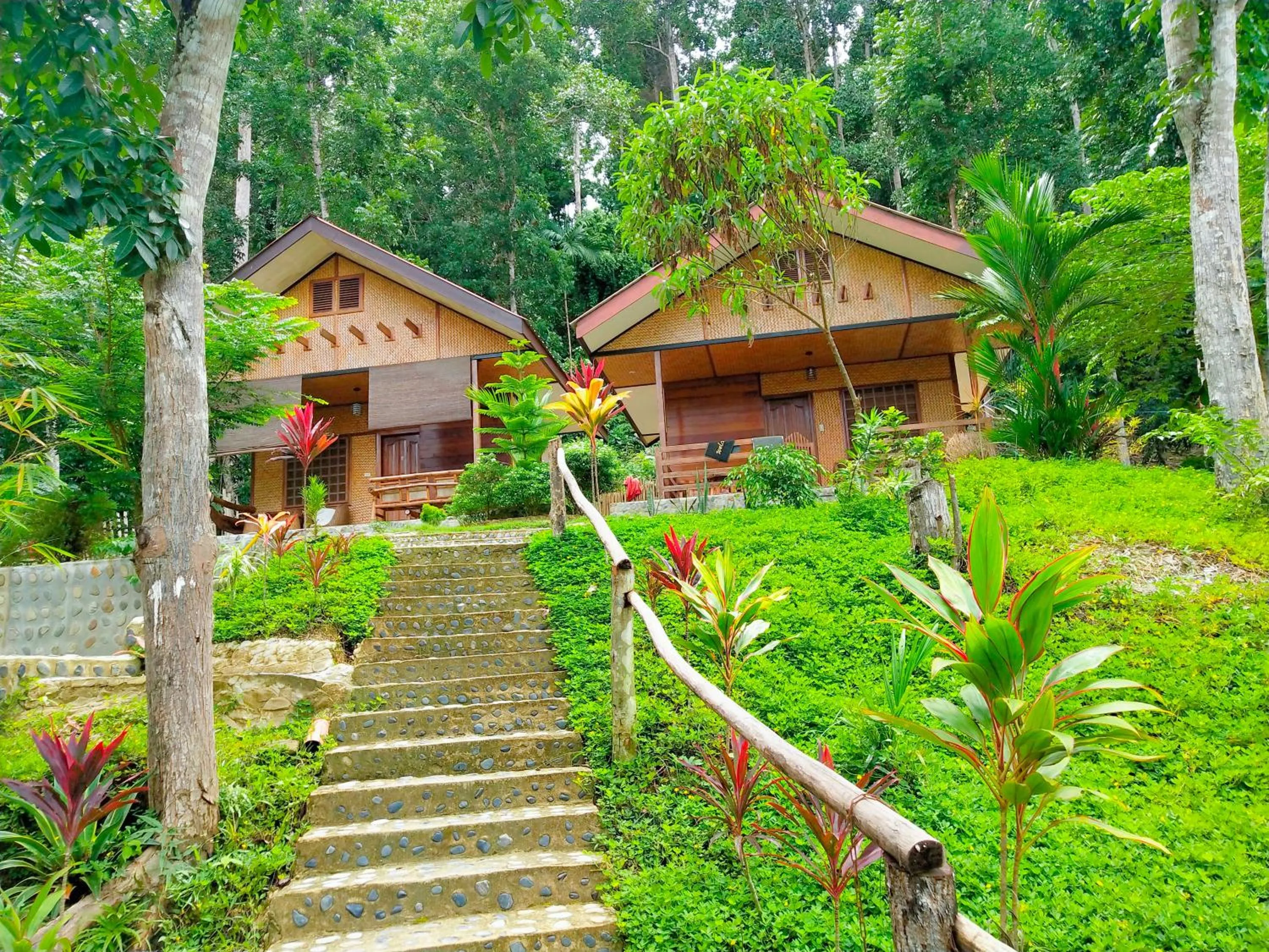 Garden in Victordelia Hilltop Hostel